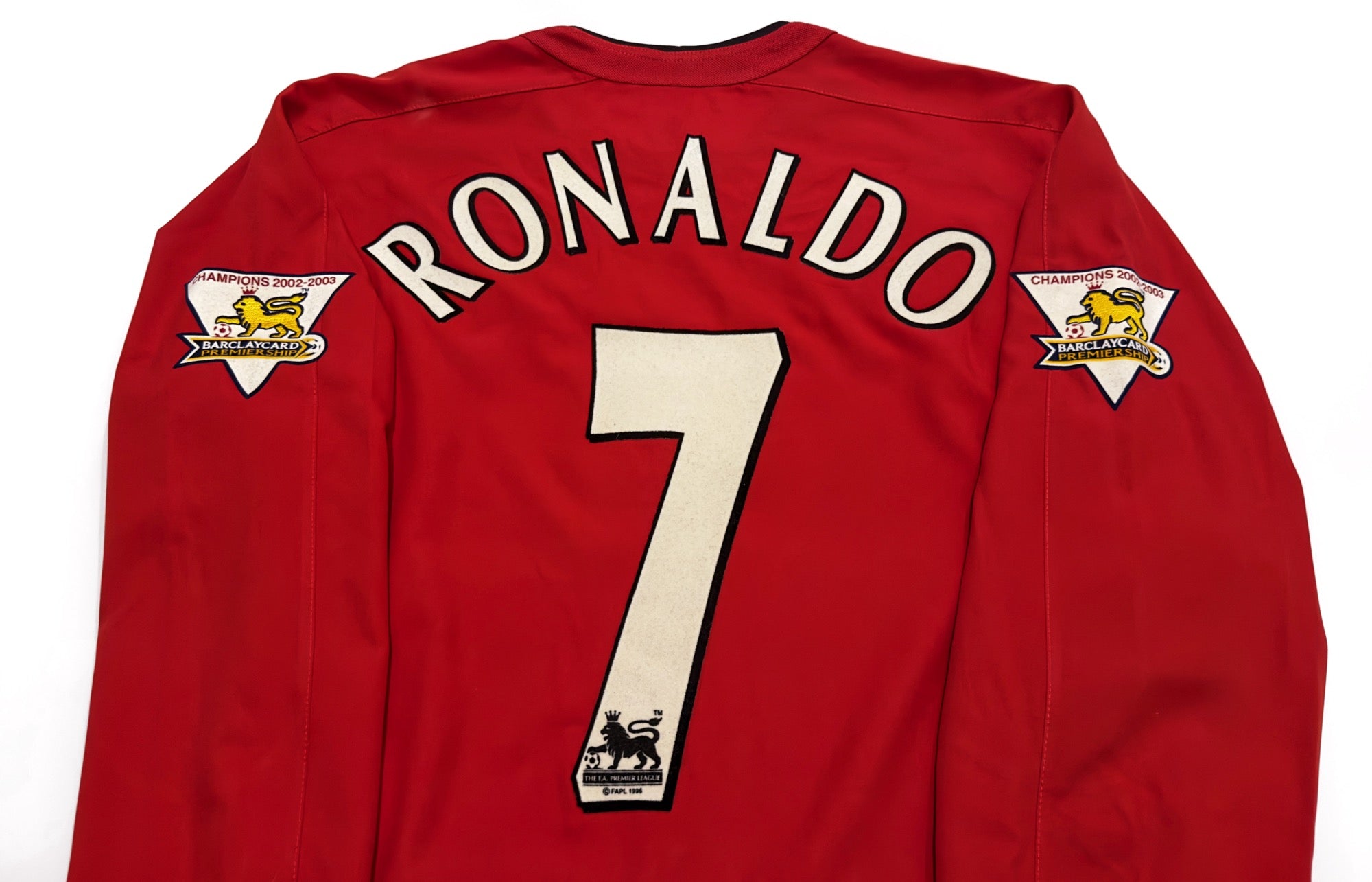 2003/04 Man Utd #7 RONALDO Home Jersey (S) L/S
