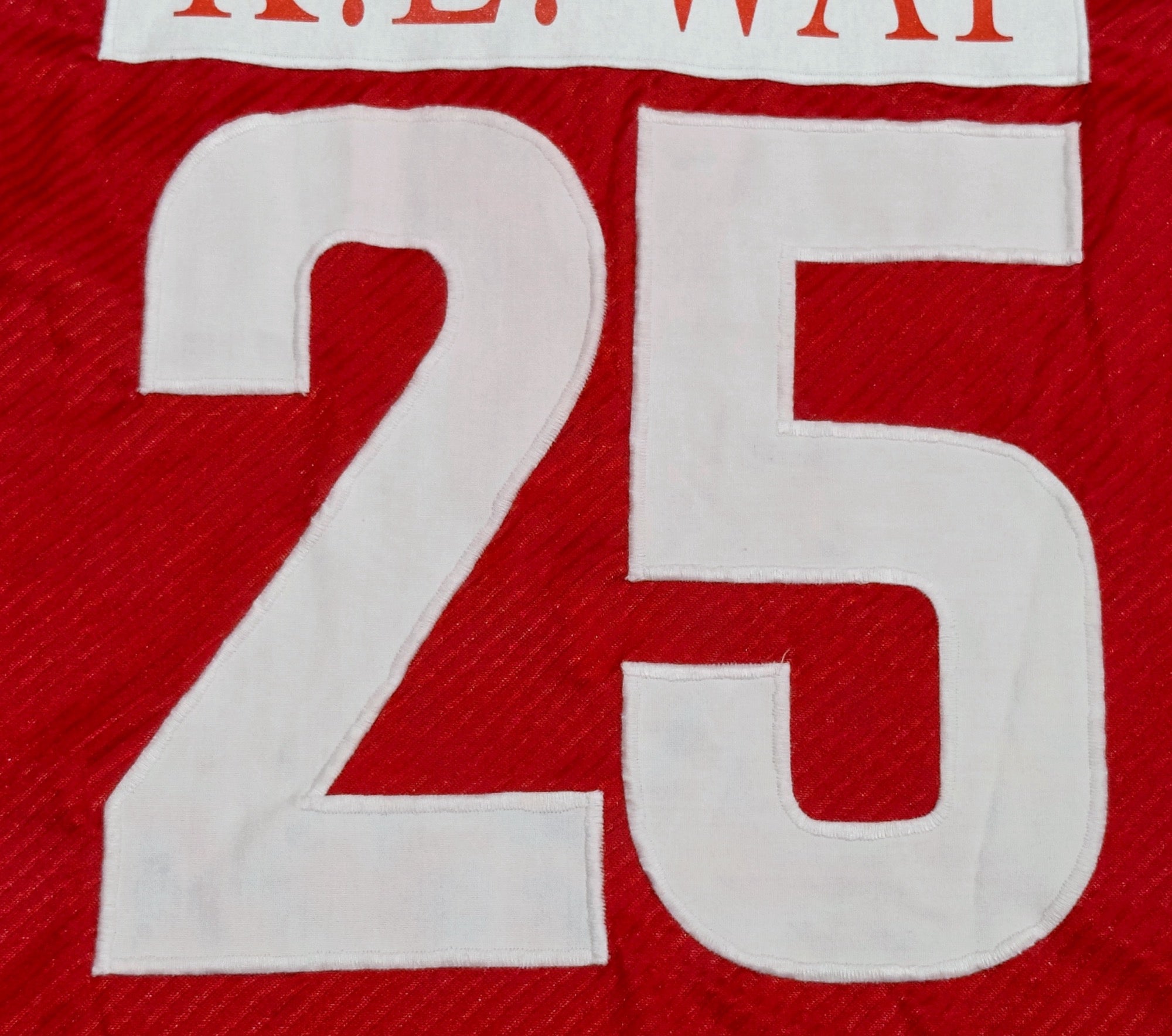 1997 Hong Kong #25 K.L. WAI Home Jersey (2XL)