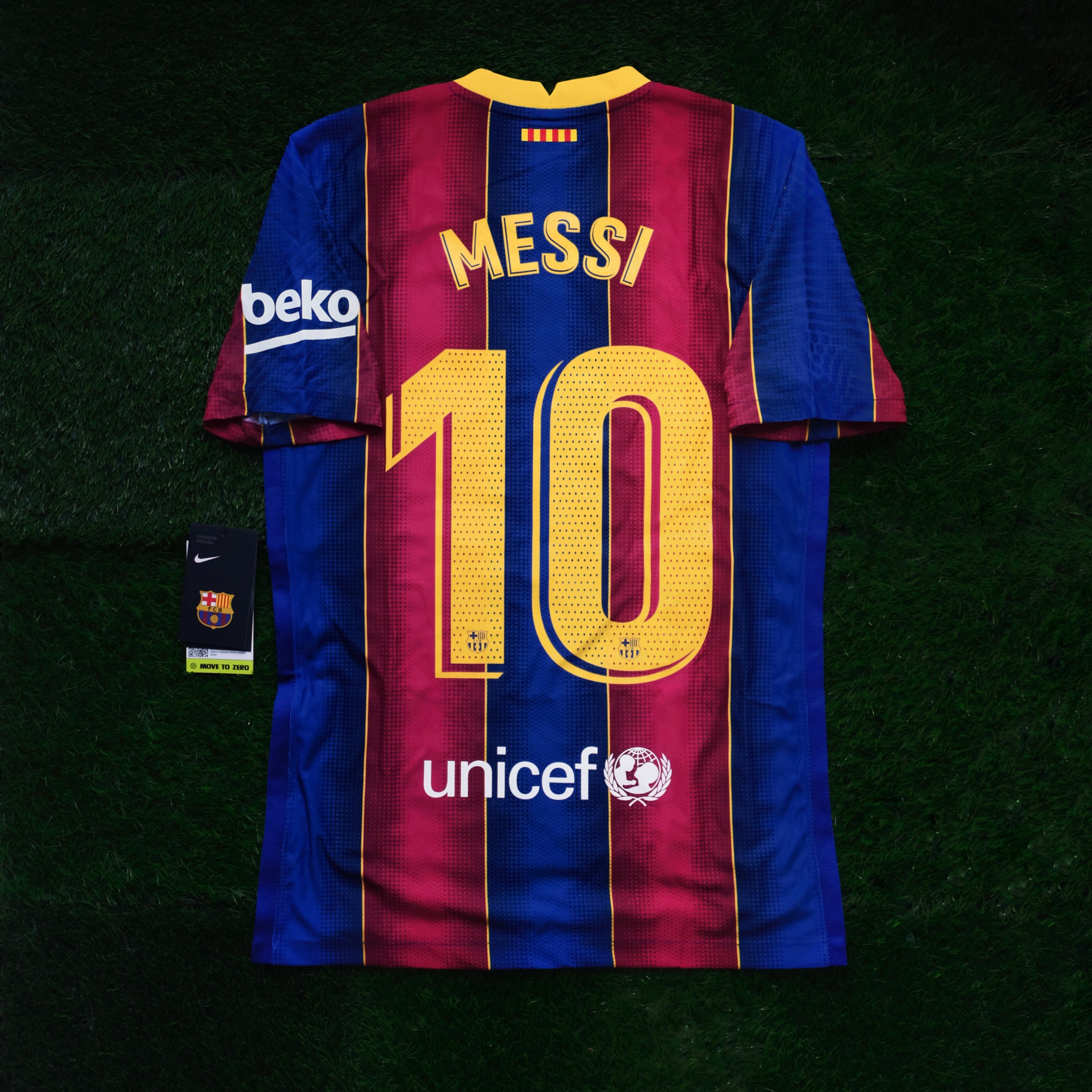 2020/21 Barcelona #10 MESSI Home Jersey (S)