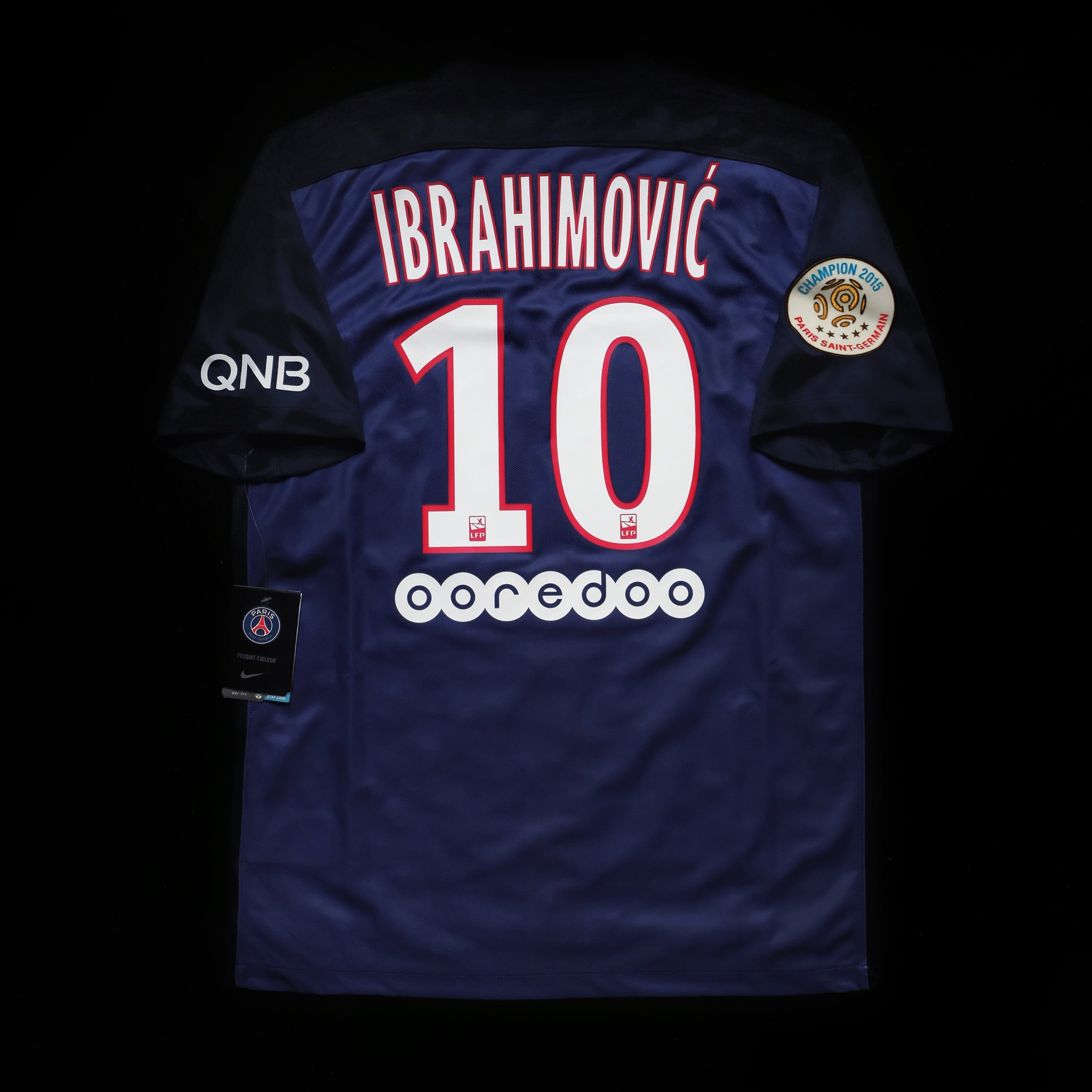 2015/16 PSG #10 IBRAHIMOVIC Home Jersey (M)