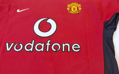 2003/04 Man Utd #7 RONALDO Home Jersey (M)