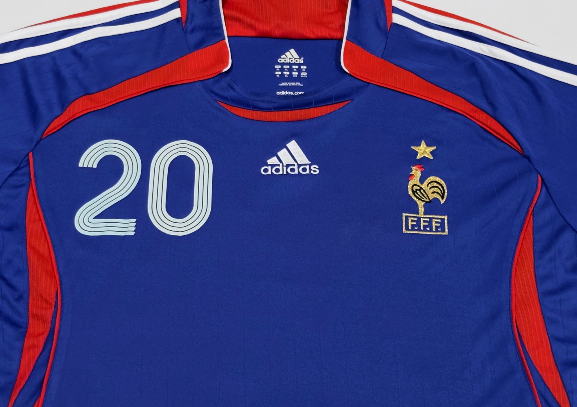 2006/07 France #20 TREZEGUET Home Jersey (XL)