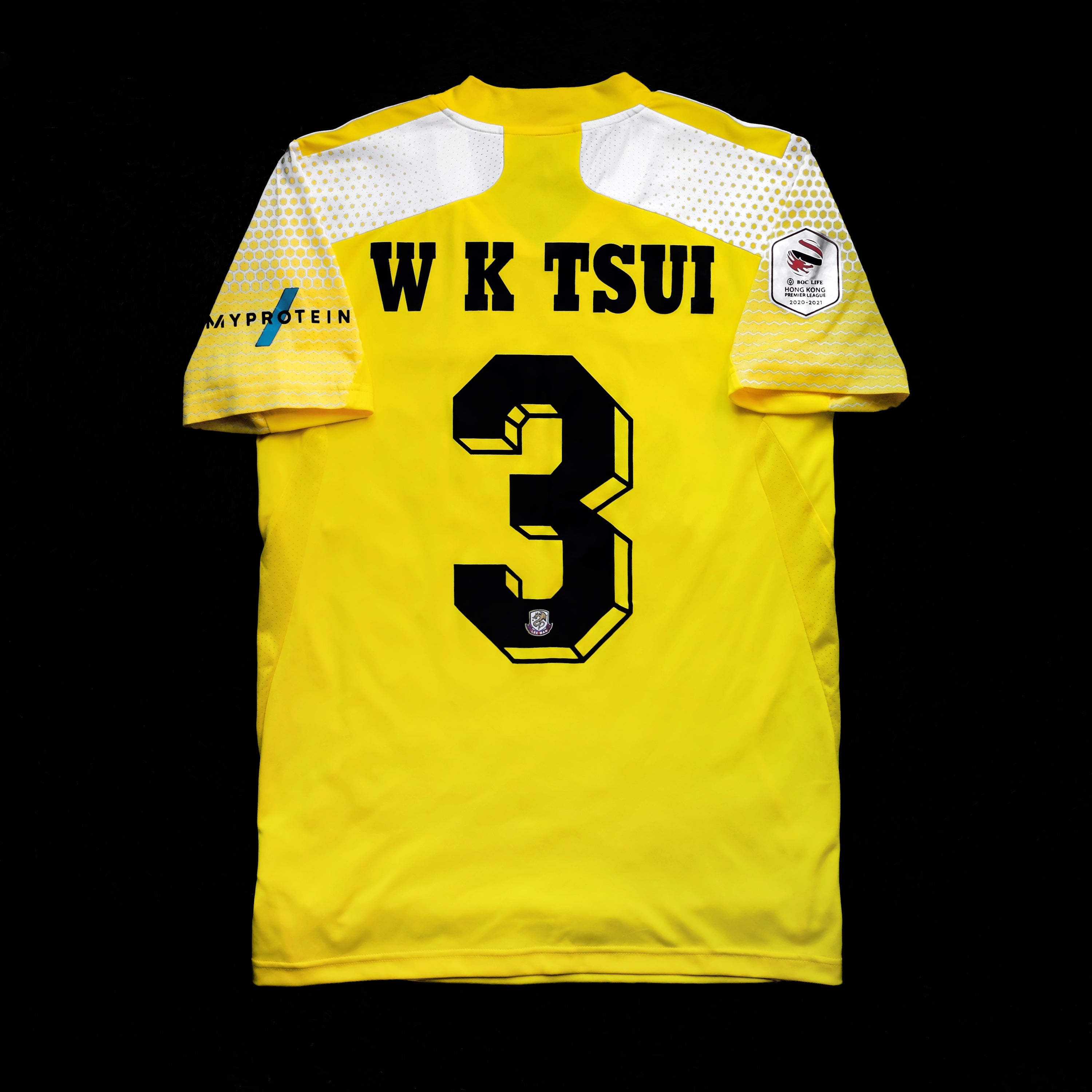 2020/21 Lee Man #3 W K TSUI Home Jersey (S)
