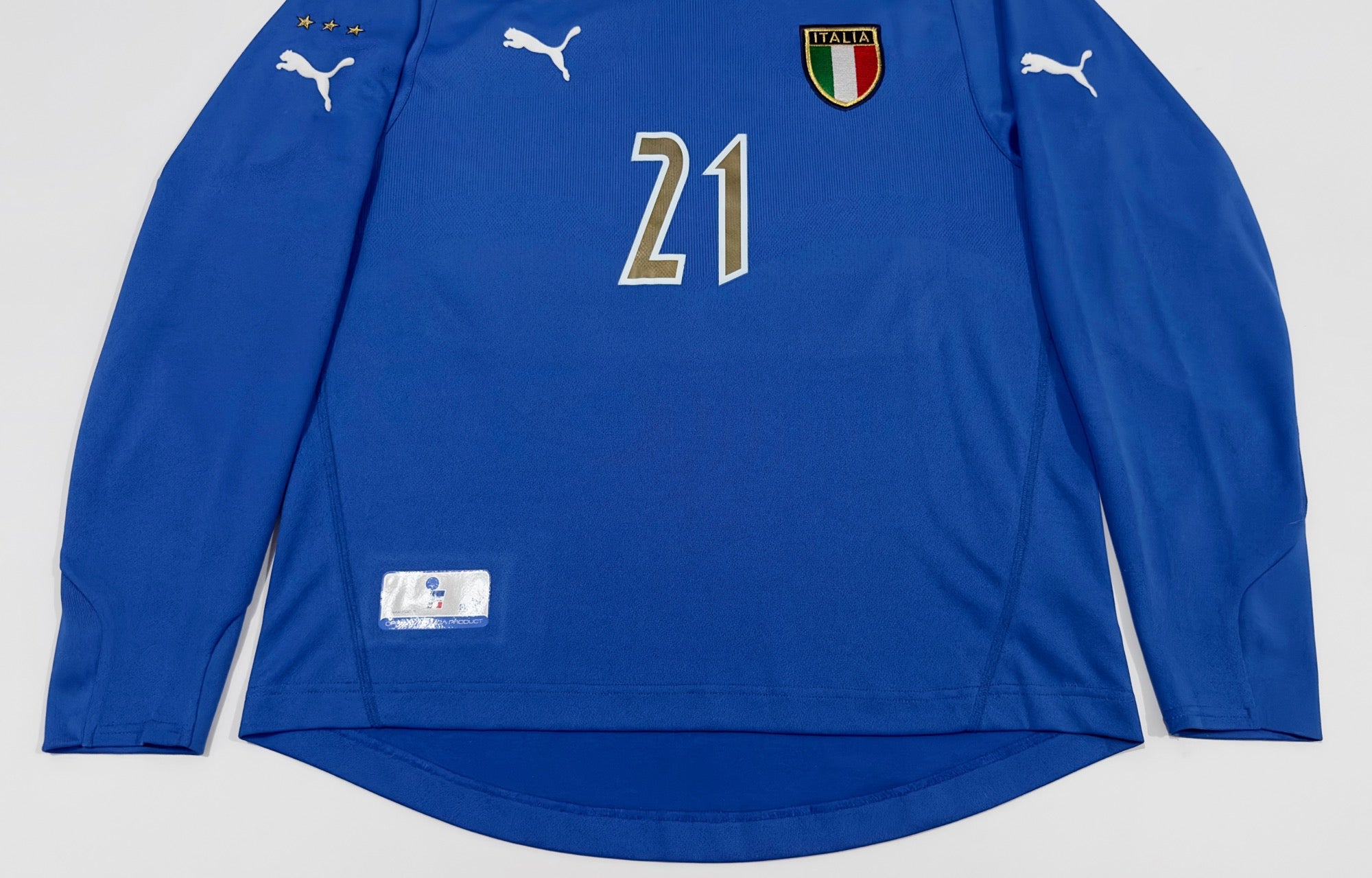 2003/04 Italy #21 VIERI Home Jersey (L) L/S