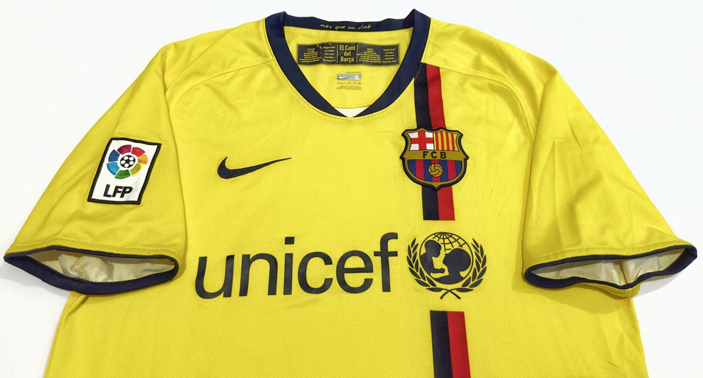 2008/10 Barcelona Away Jersey (S)