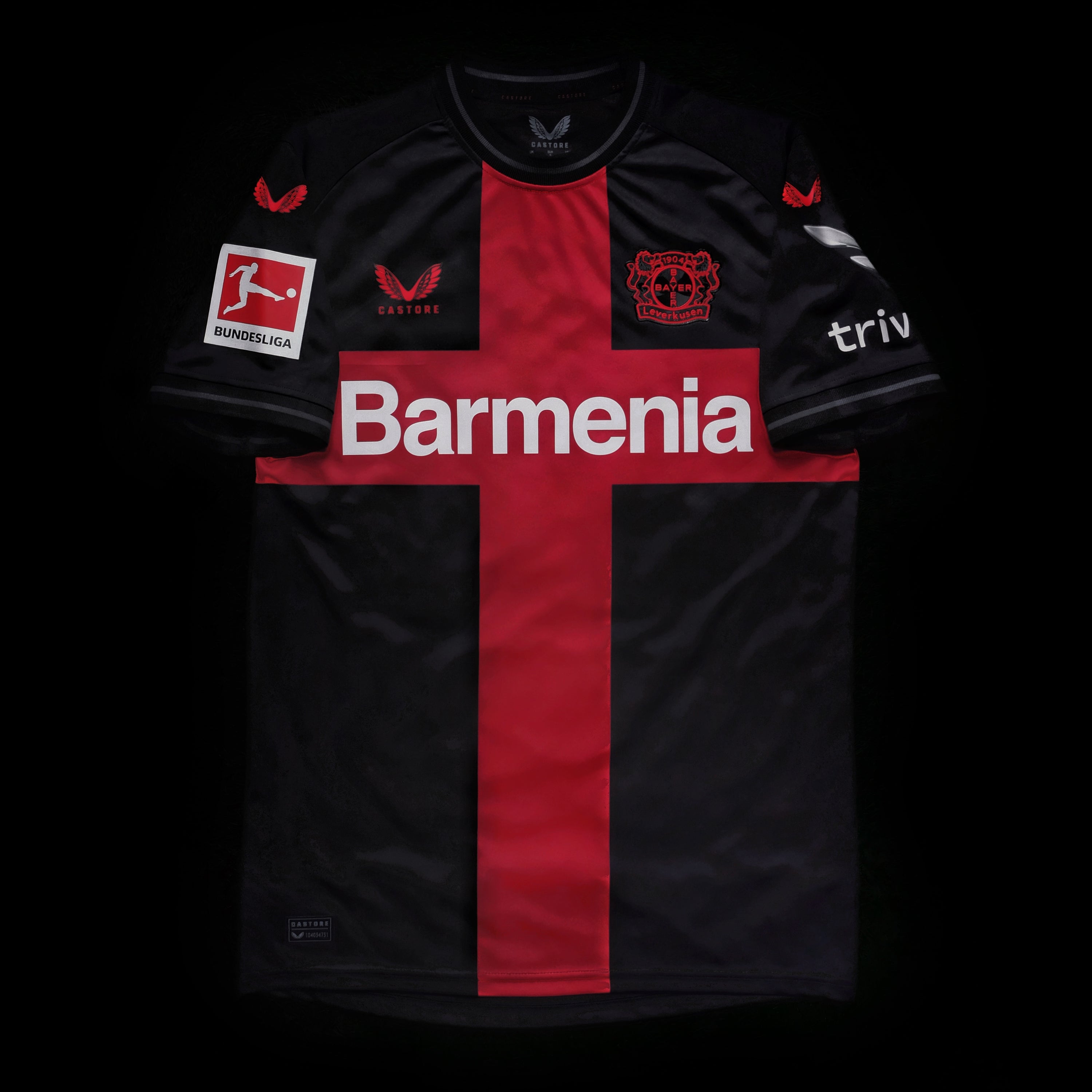 2023/24 Bayer Leverkusen #34 XHAKA Home Jersey (S)
