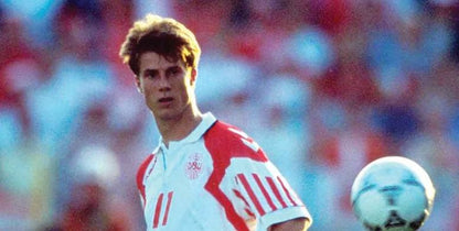 1992/94 Denmark #11 LAUDRUP Away Jersey (M)