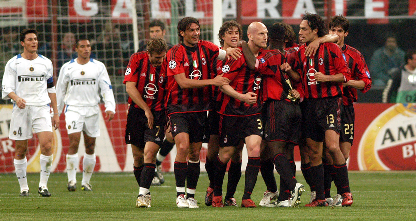 2004/05 AC Milan #13 NESTA Home Jersey (XL)