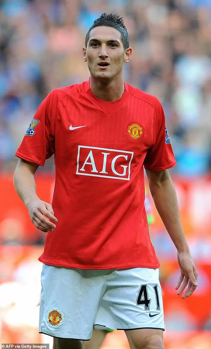 2008/09 Man Utd #41 MACHEDA Home Jersey (S)