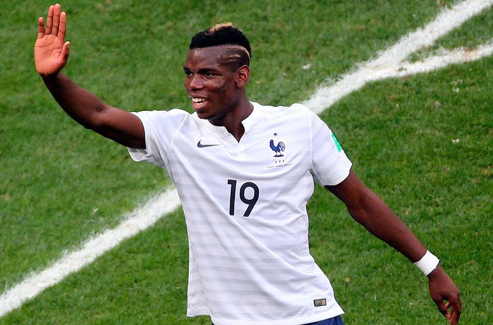 2014/15 France #19 POGBA Away Jersey (S)