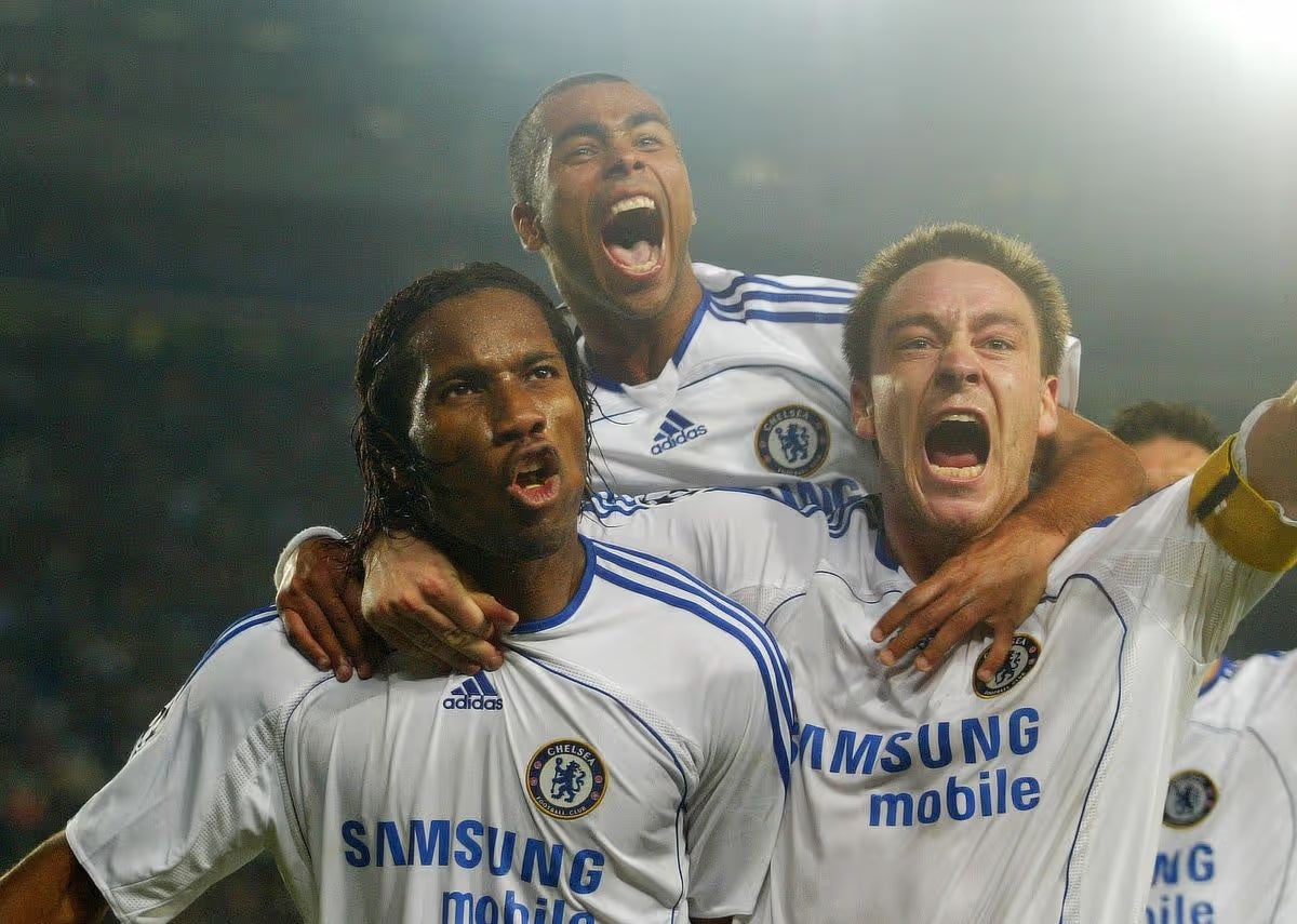 2006/07 Chelsea #10 J.COLE Away Jersey (XL)
