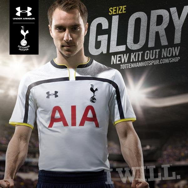 2014/15 Tottenham #23 ERIKSEN Home Jersey (M)