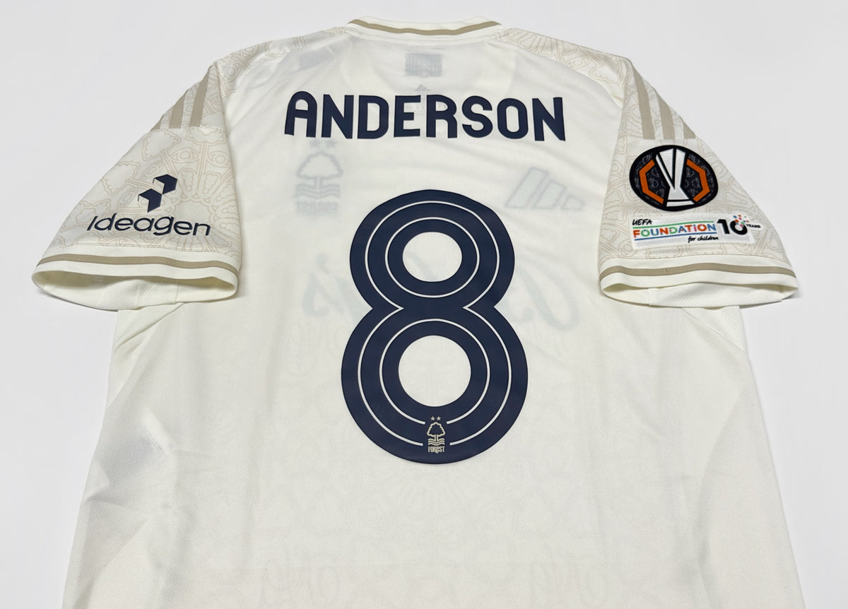 2025/26 Nottingham Forest #8 ANDERSON Away Jersey (M)