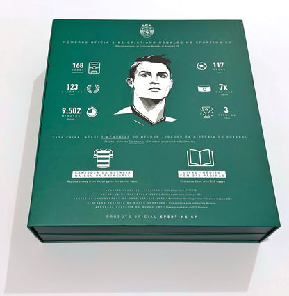 2002/03 Sporting CP #28 C.RONALDO Home Jersey Remake Boxset (L)