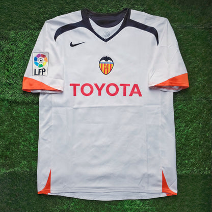 2005/06 Valencia #7 DAVID VILLA Home Jersey (L)