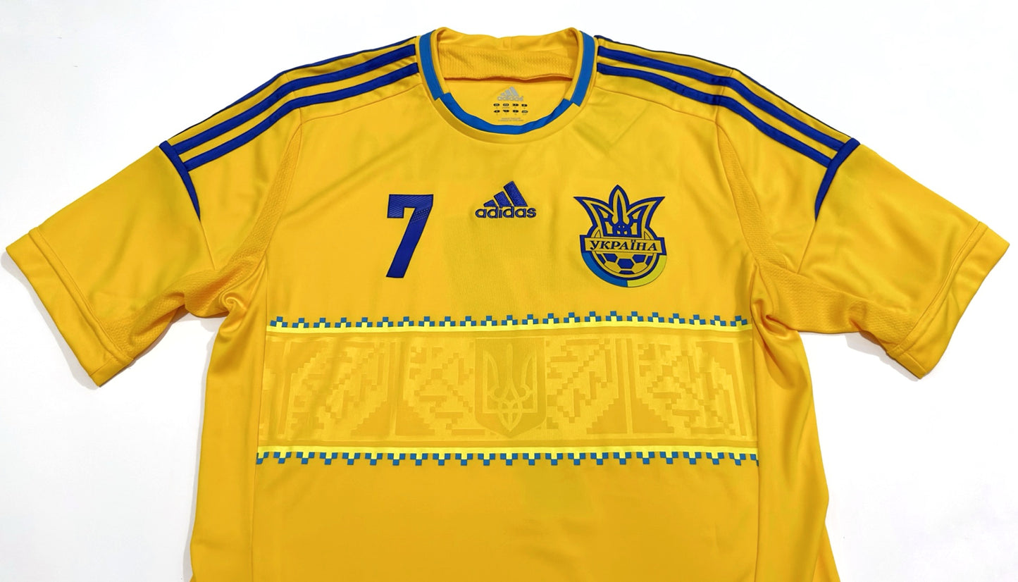 2012/14 Ukraine #7 SHEVCHENKO Home Jersey (S)