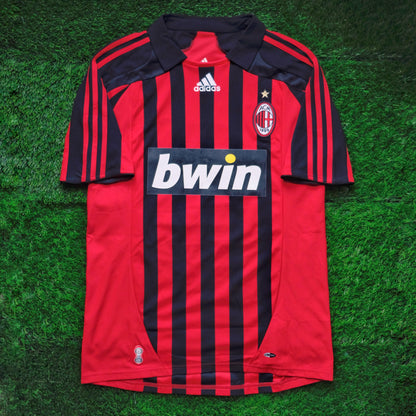 2007/08 AC Milan #99 RONALDO Home Jersey (M)