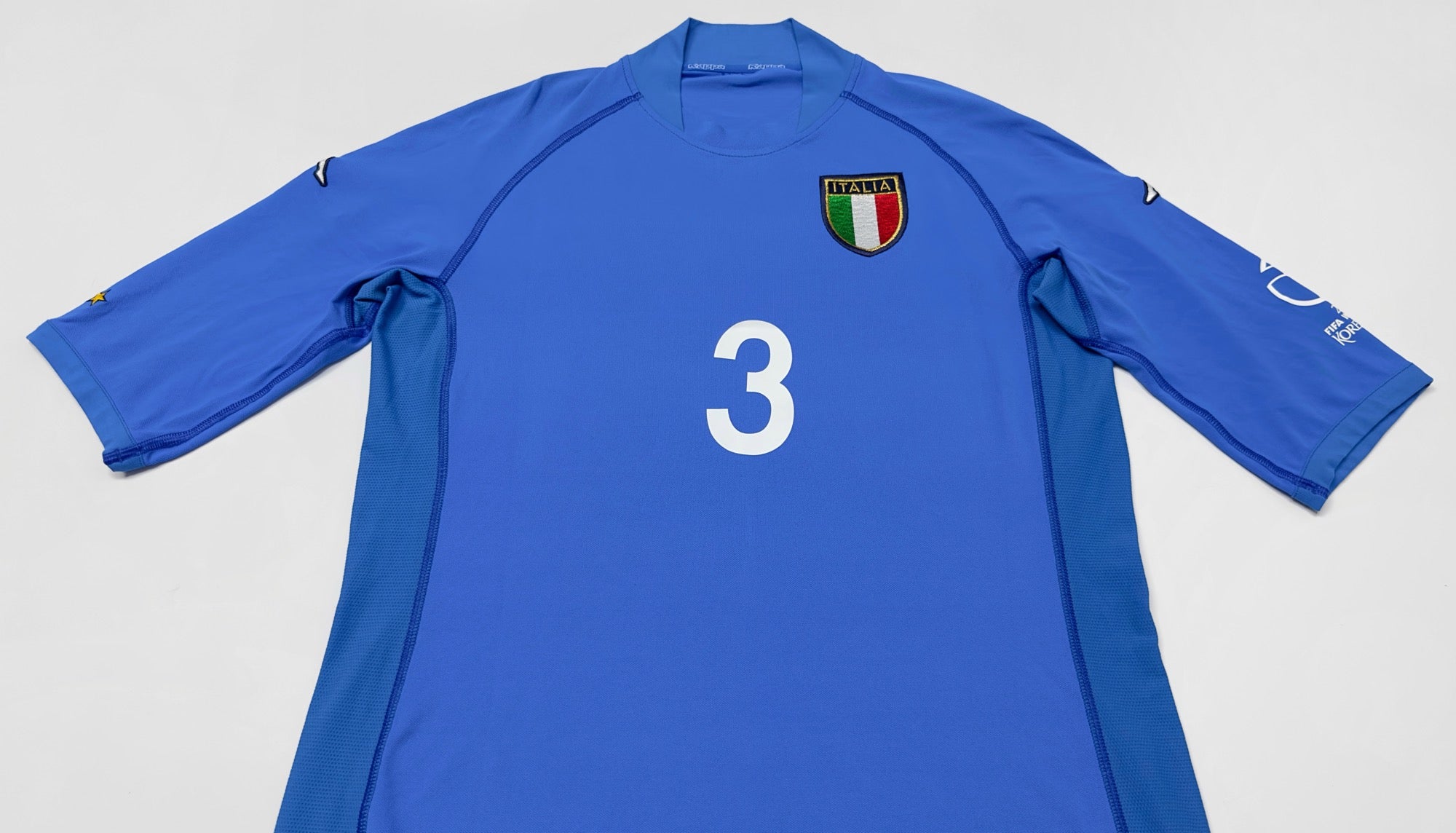 2002 Italy #3 MALDINI Home Jersey (L)