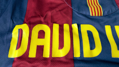 2010/11 Barcelona #7 DAVID VILLA Home Jersey (M)