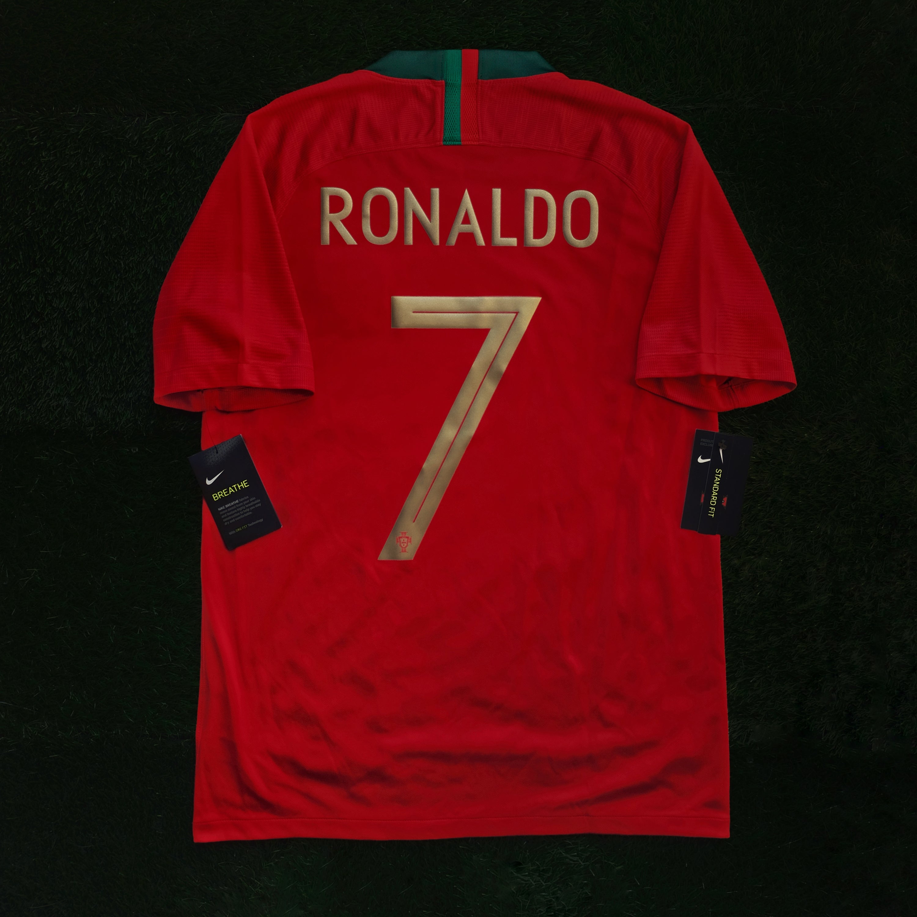 2018/19 Portugal #7 RONALDO Home Jersey (M)