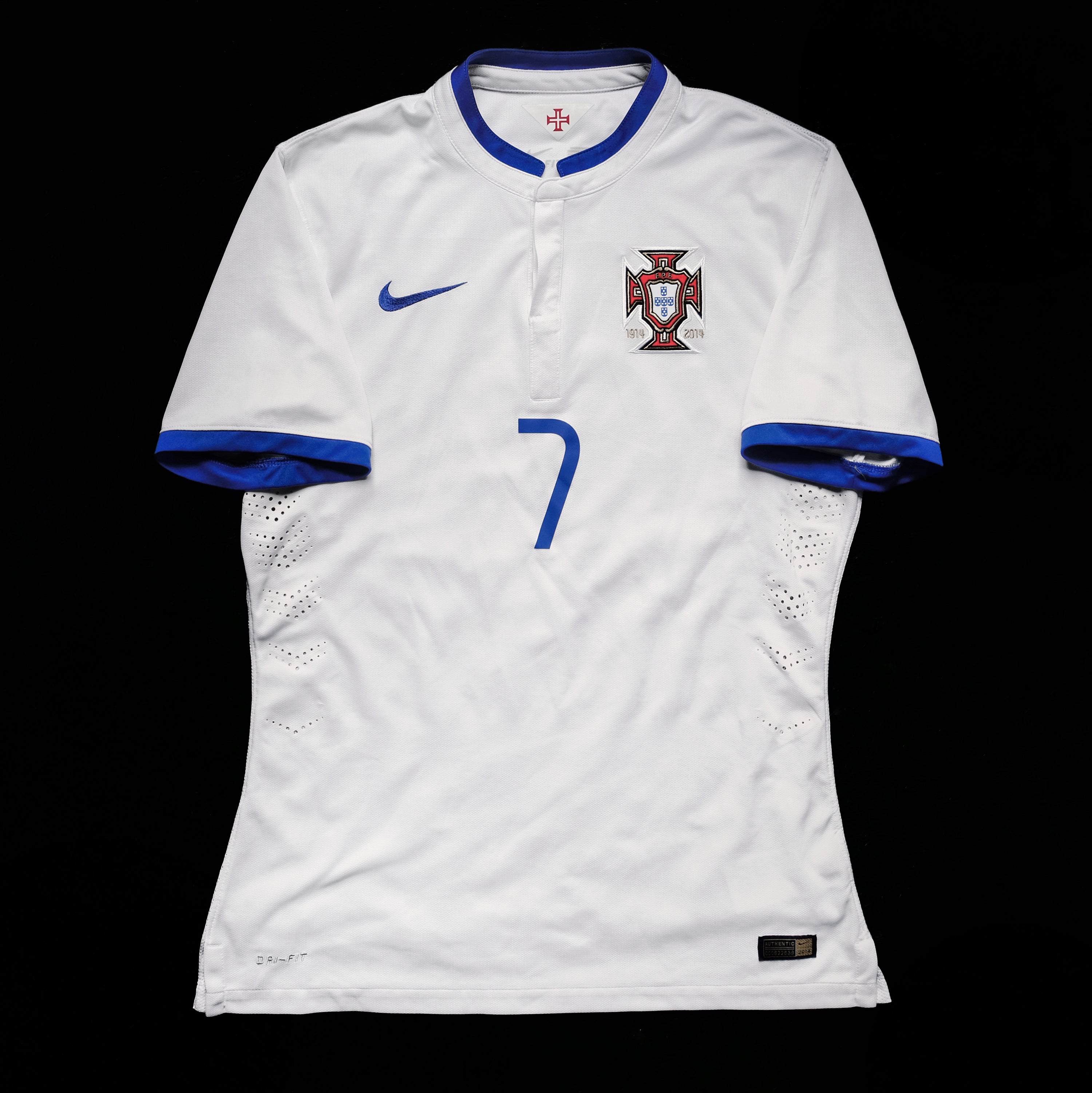 2014/15 Portugal #7 RONALDO Away Jersey (L)