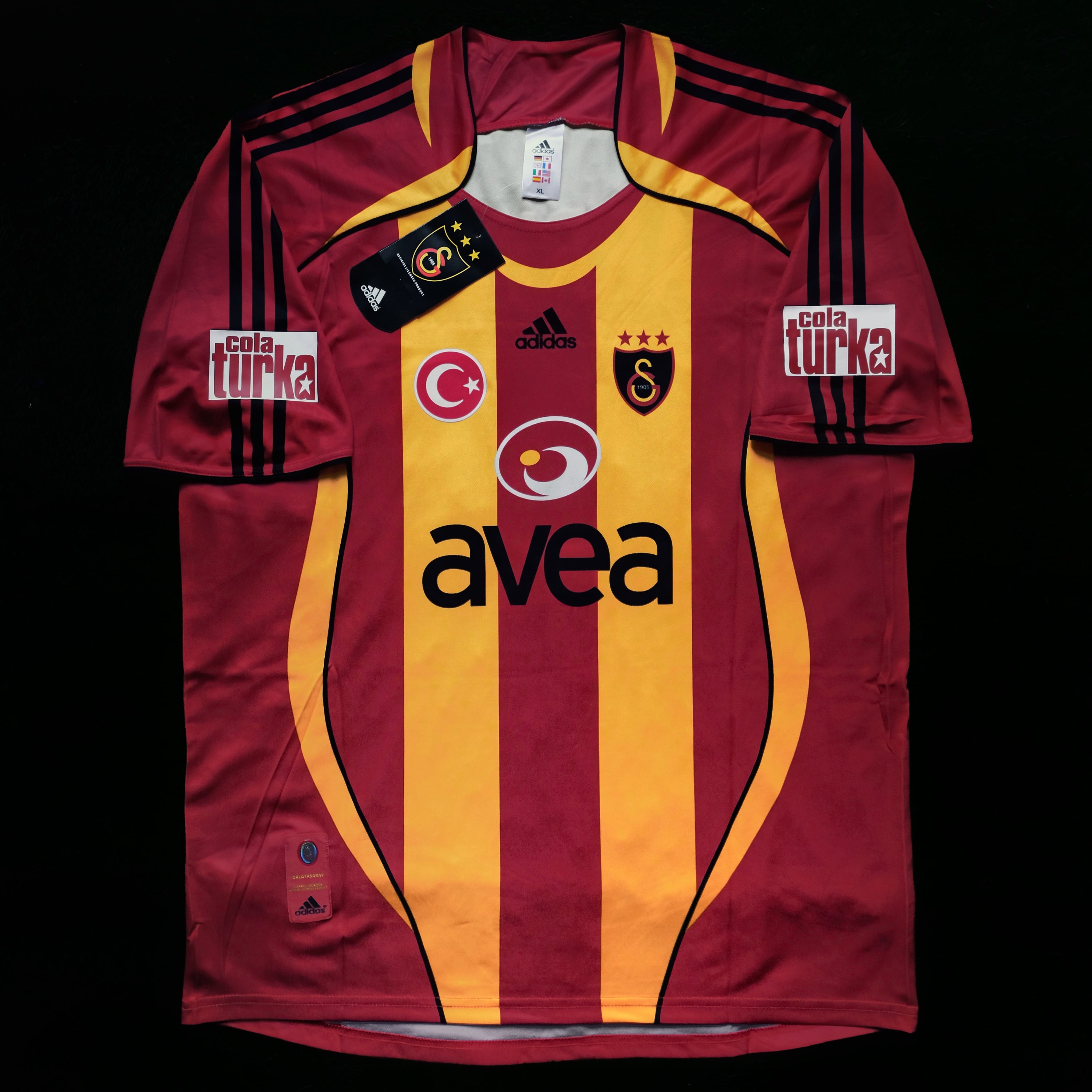 2006/07 Galatasaray #16 CARRUSCA Alternate Home Jersey (XL)
