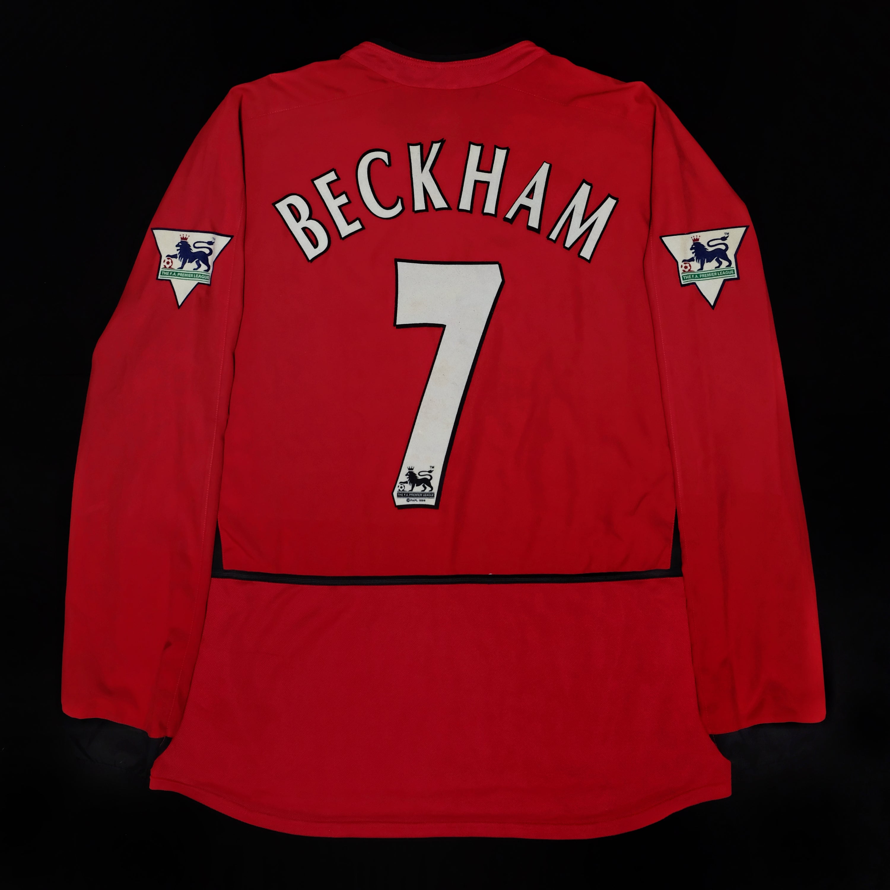 2002/03 Man Utd #7 BECKHAM Home Jersey (L) L/S
