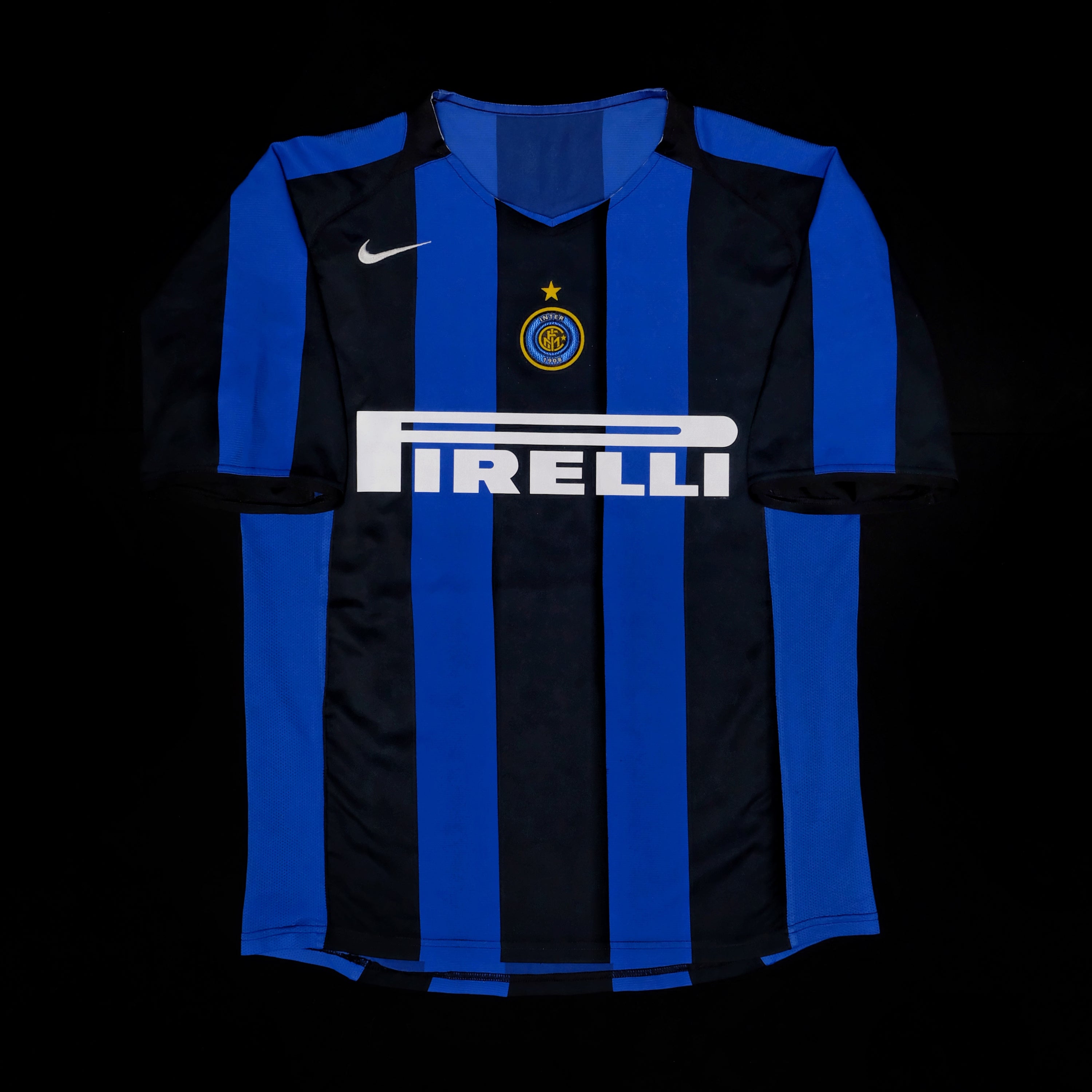 2004/05 Inter Milan #10 ADRIANO Home Jersey (M)