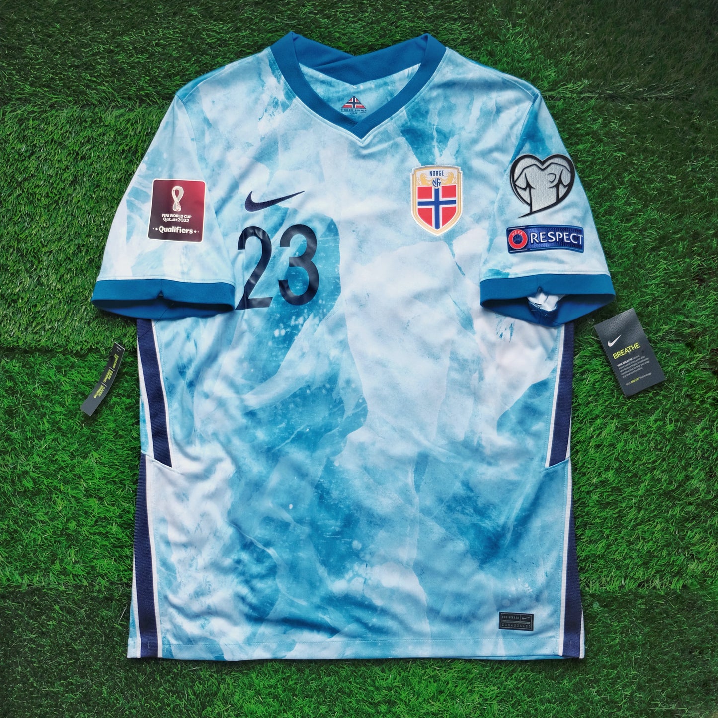 2020/22 Norway #23 HAALAND Away Jersey (L)