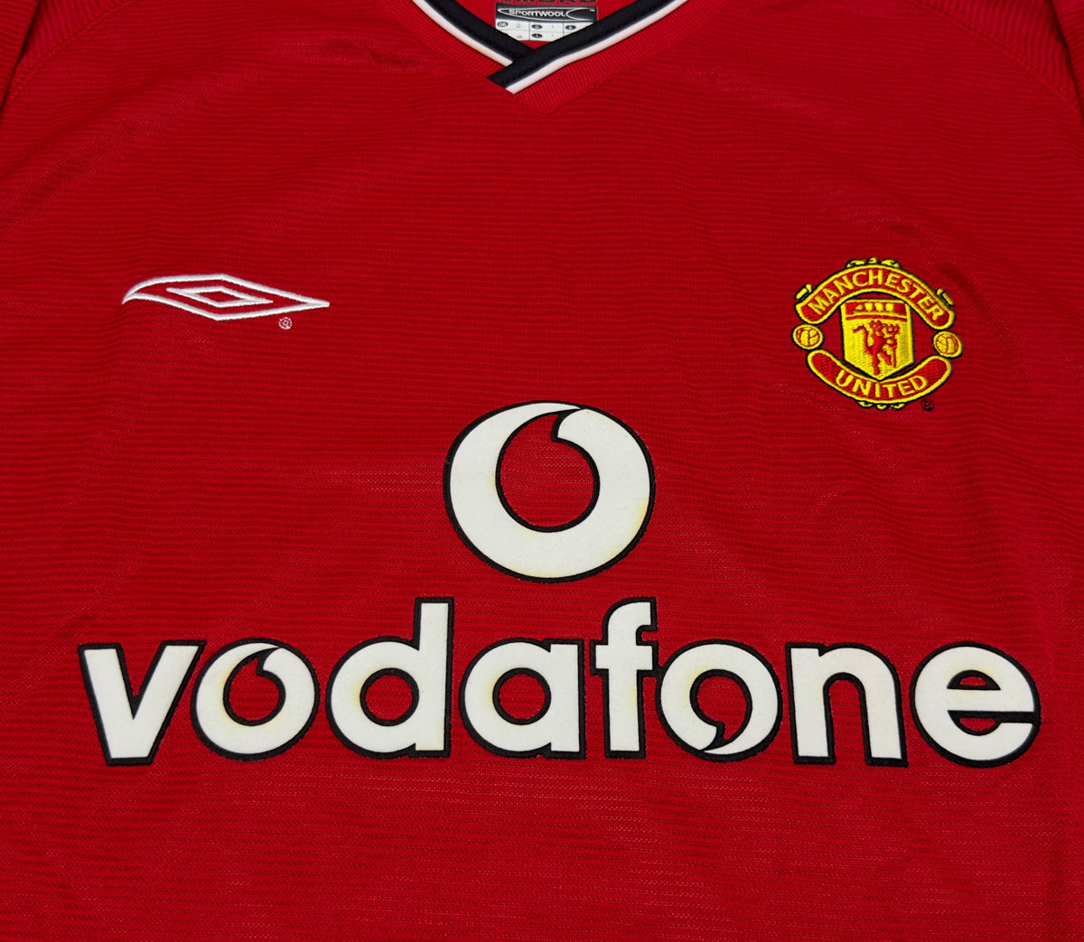 2000/02 Man Utd Home Jersey (L) L/S
