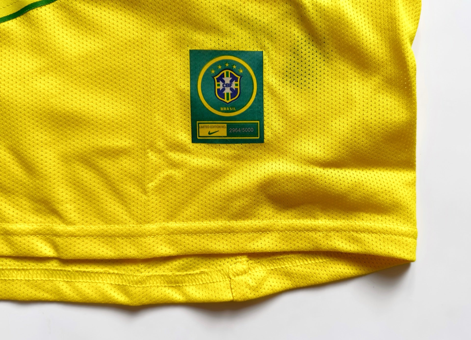 2004 Brazil #9 RONALDO Home Jersey Nike Total 90 Boxset (L)