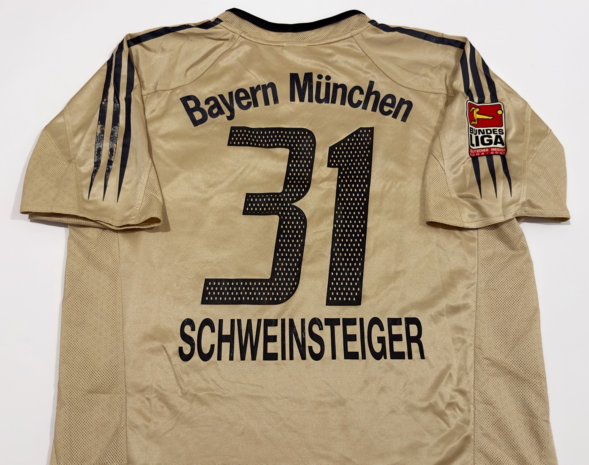 2004/05 Bayern Munich #31 SCHWEINSTEIGER Away Jersey (L)