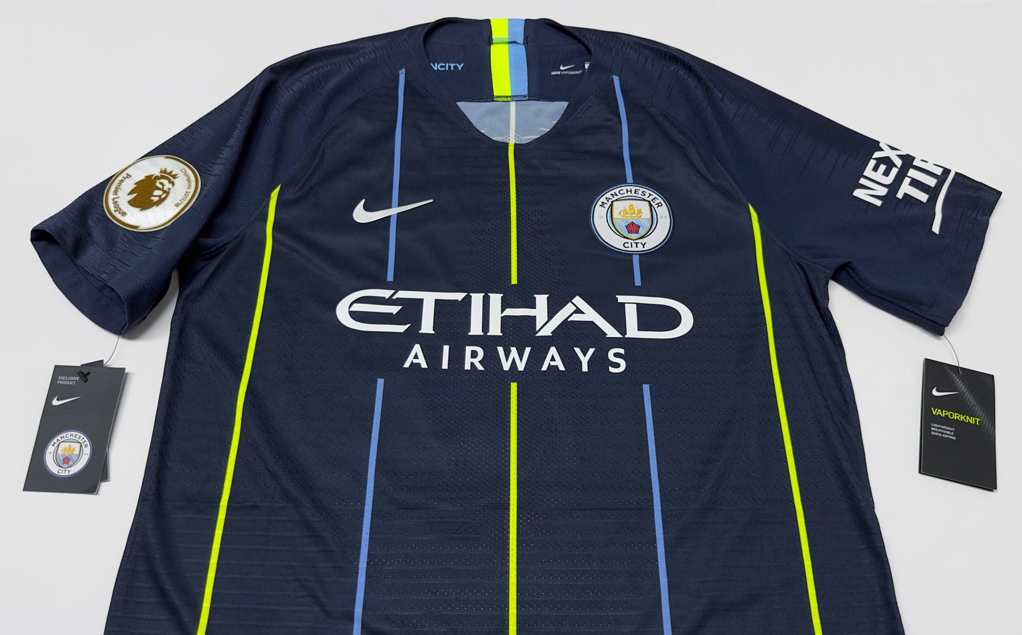 2018/19 Man City #10 KUN AGUERO Away Jersey (L)