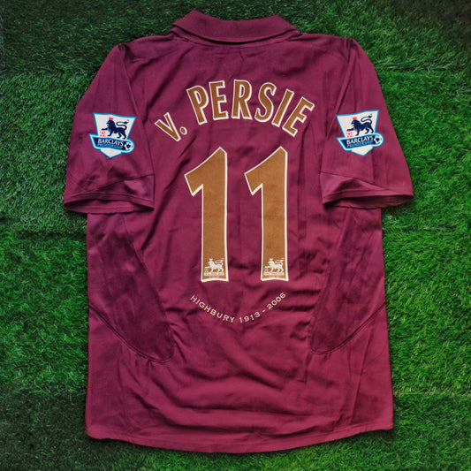 2005/06 Arsenal #11 V. PERSIE Home Jersey (L)