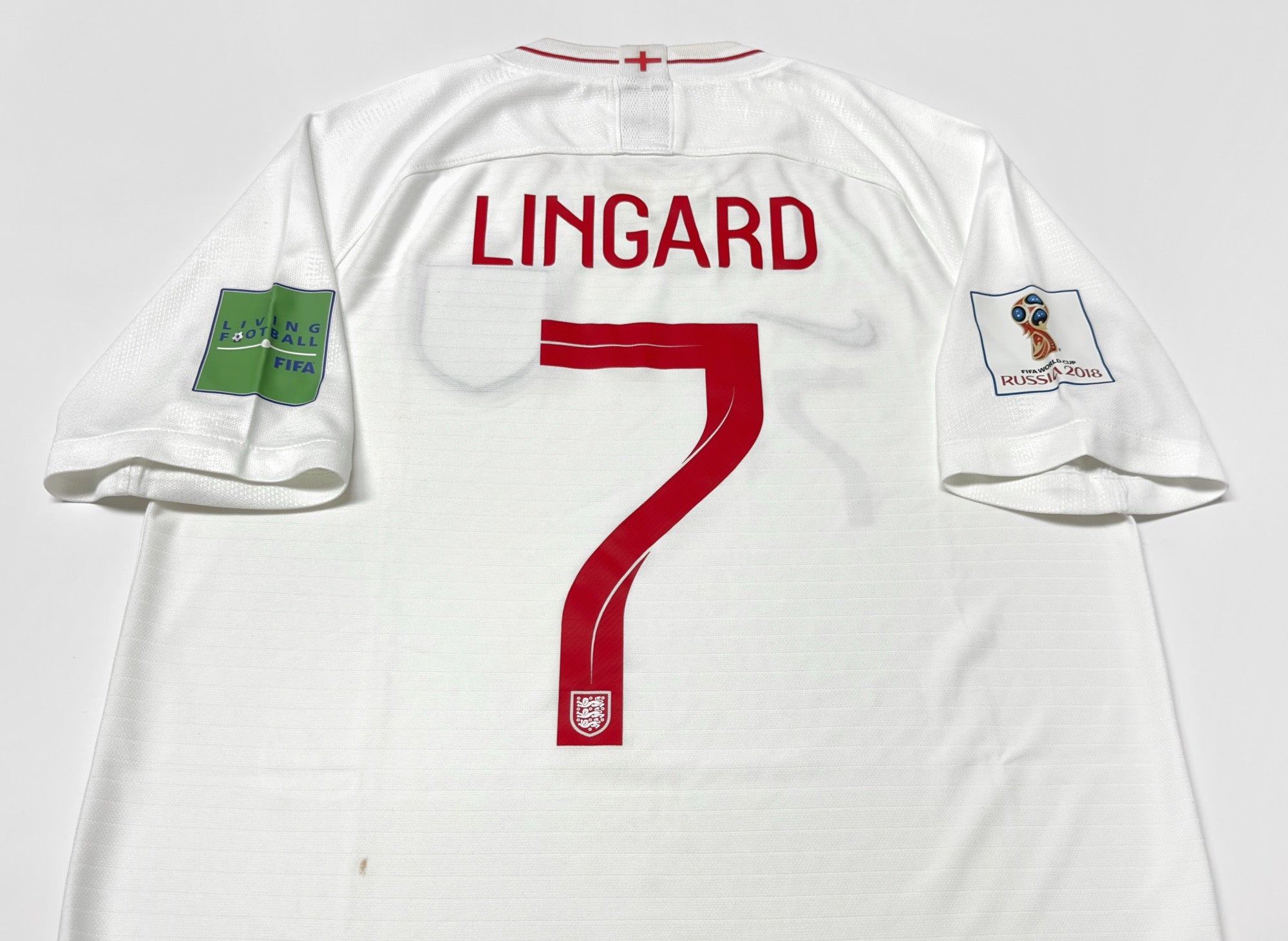 2018/19 England #7 LINGARD Home Jersey (M)