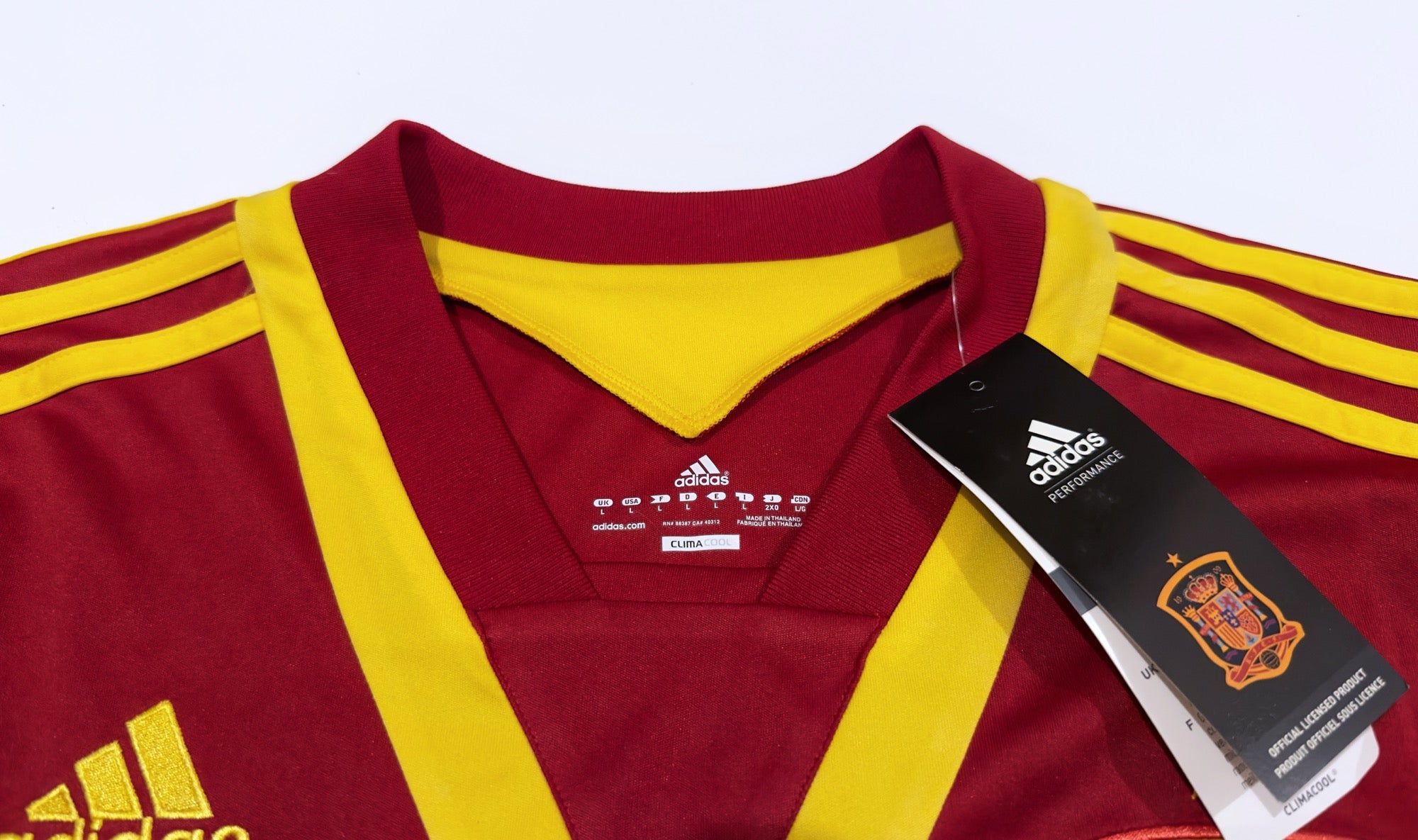 2012/13 Spain #6 A.INIESTA Away Jersey (L)