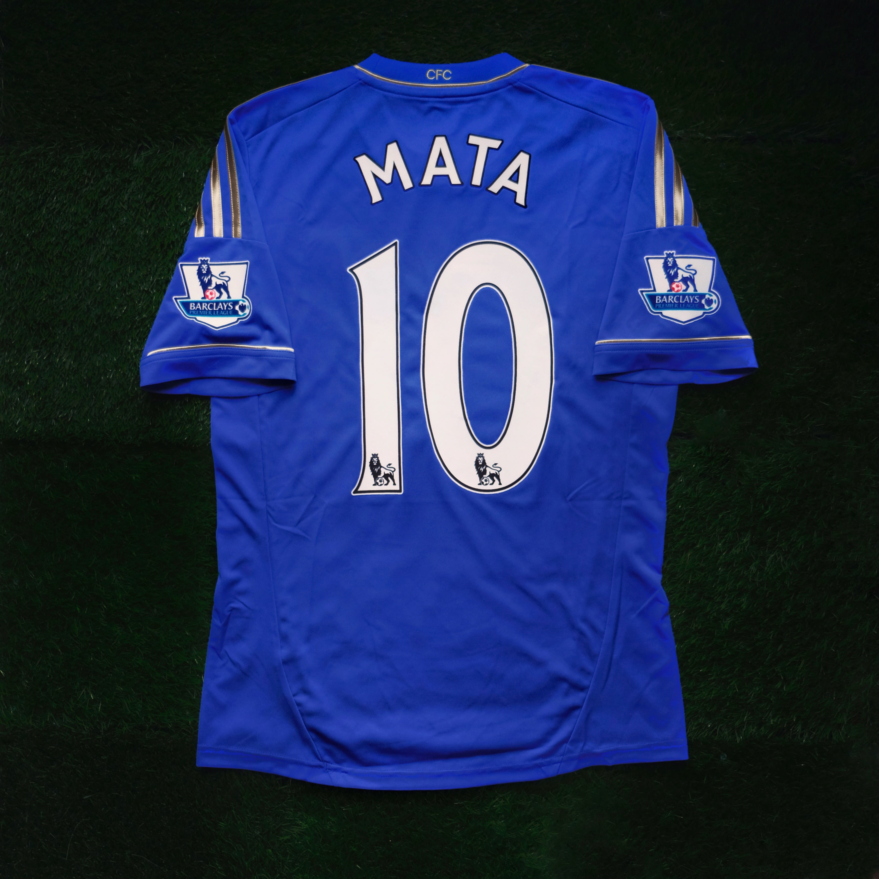 2012/13 Chelsea #10 MATA Home Jersey (S) – Double Kick Football