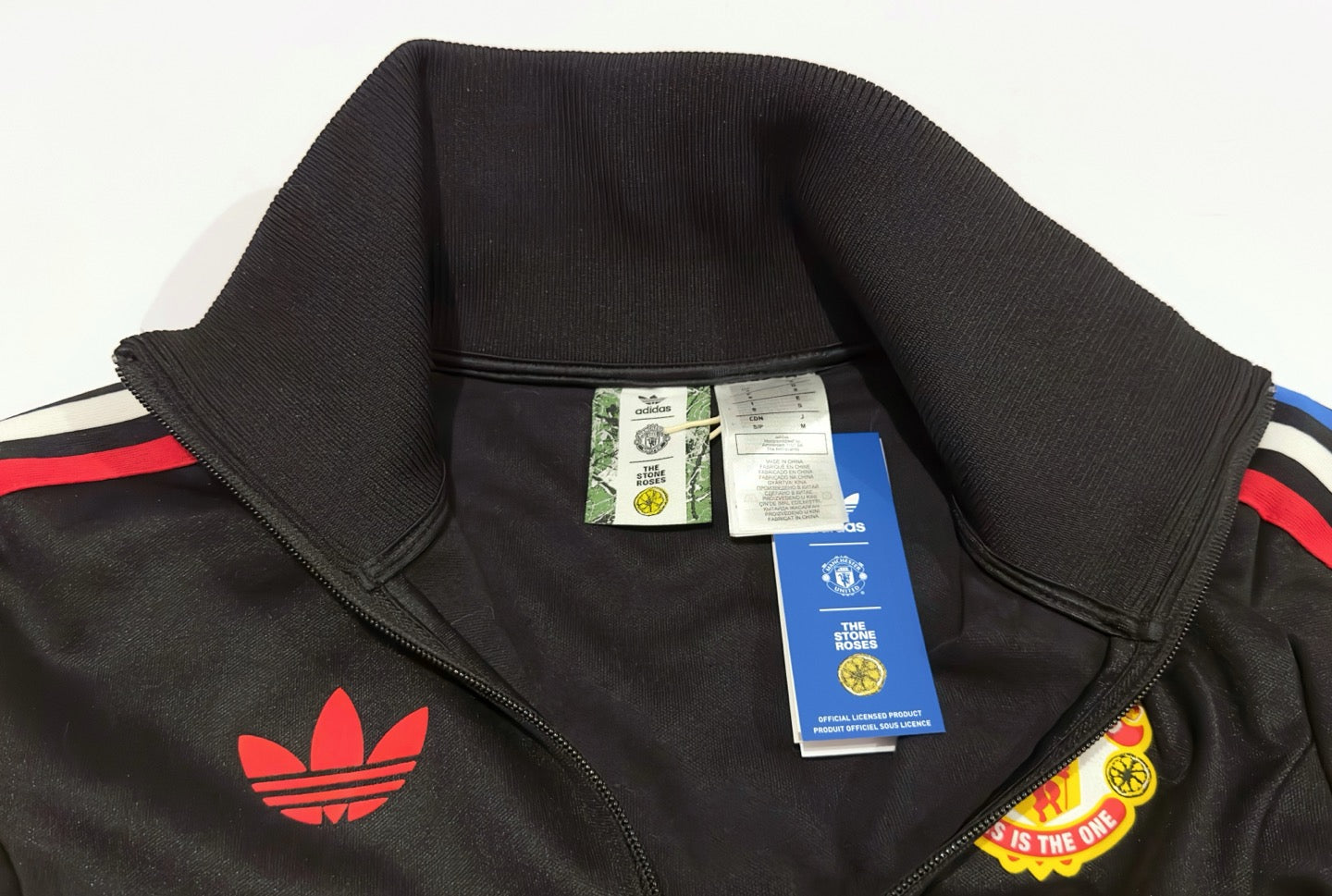 adidas Man Utd Stone Roses Track Top (S)