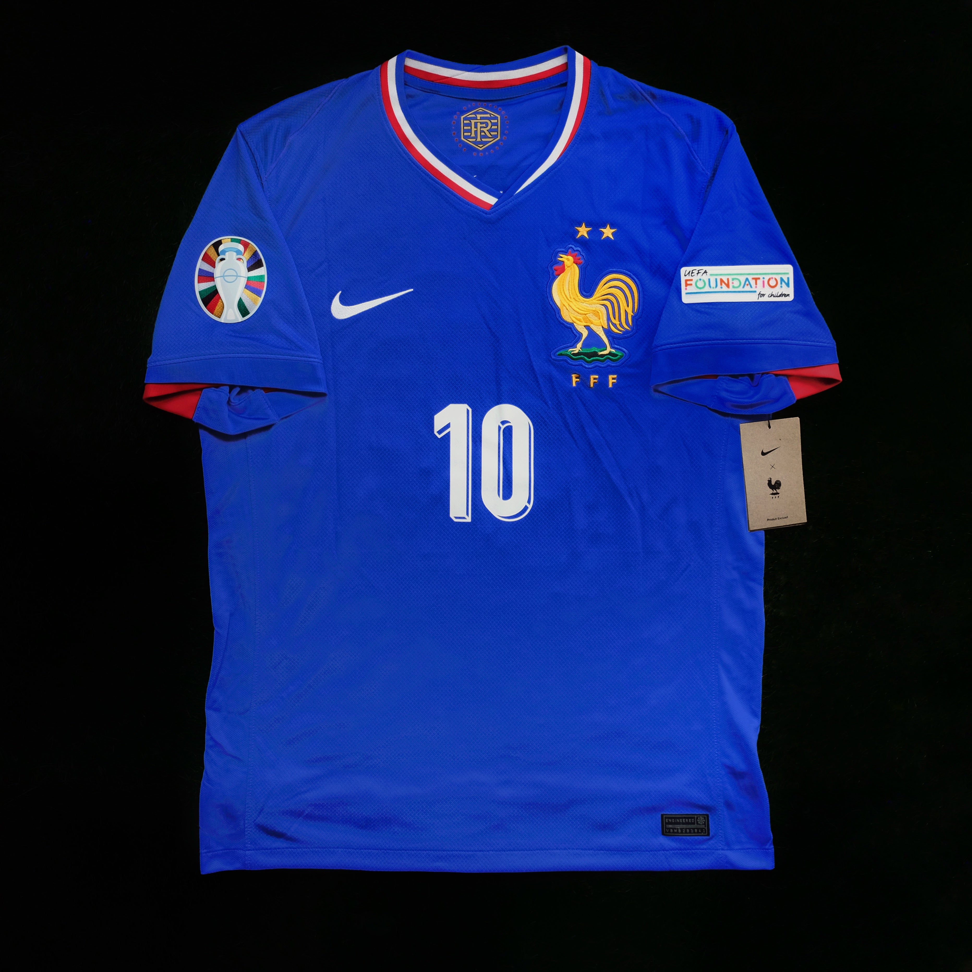 2024/25 France #10 MBAPPE Home Jersey (M) – Double Kick Football