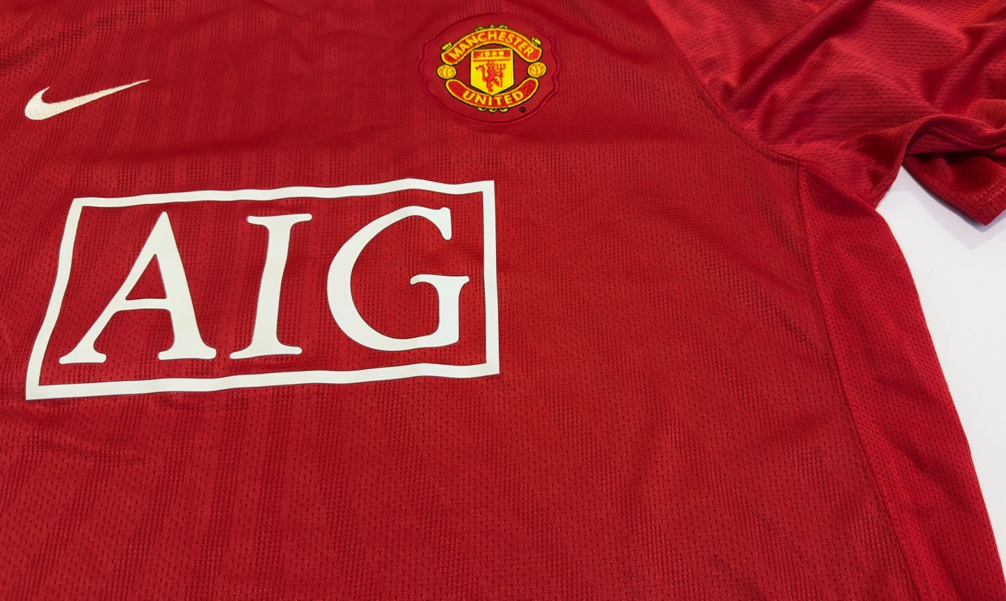 2007/09 Man Utd Home Jersey (XL)