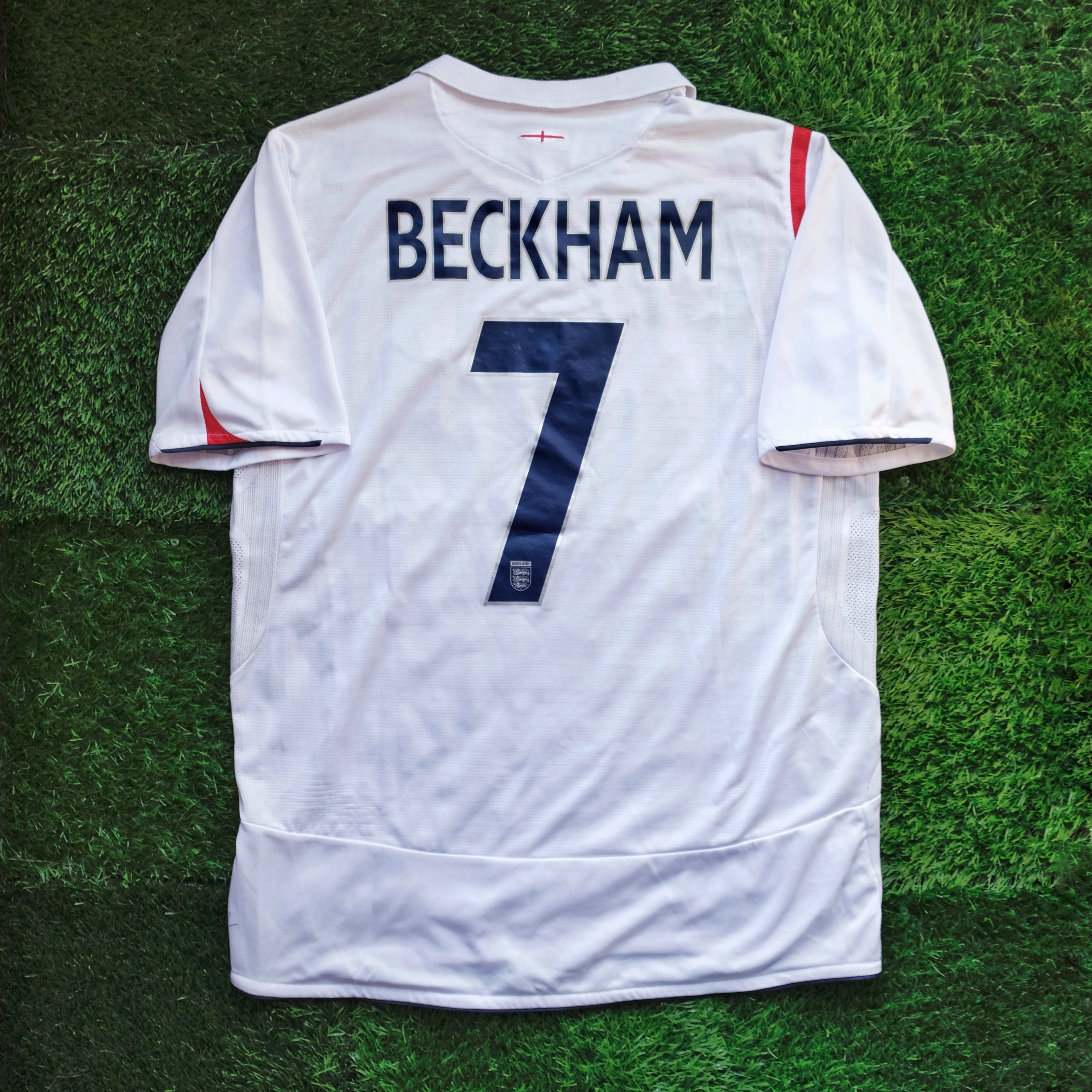 2005/07 England #7 BECKHAM Home Jersey (M)