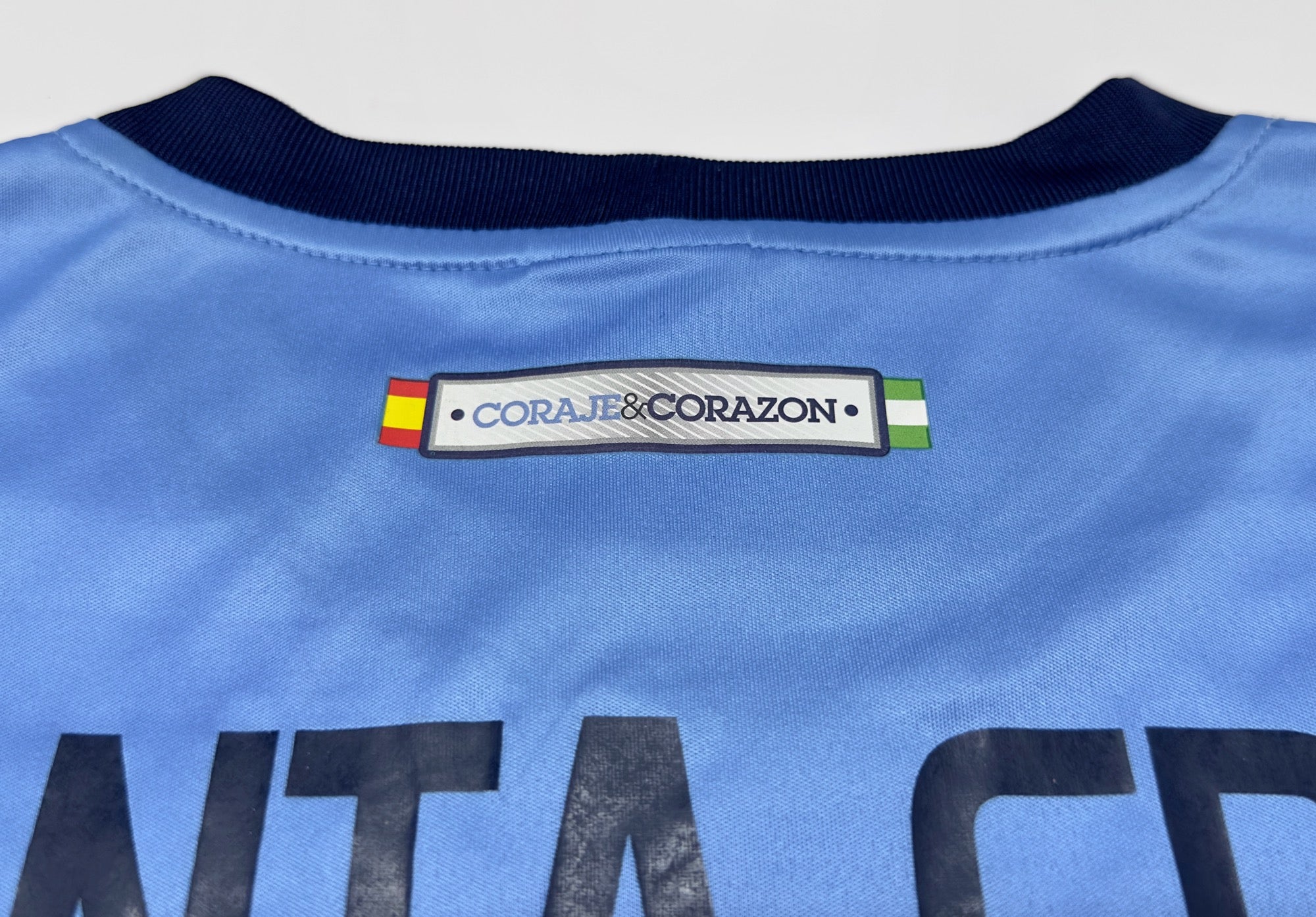 2013/14 Malaga #9 SANTA CRUZ Home Jersey (M)