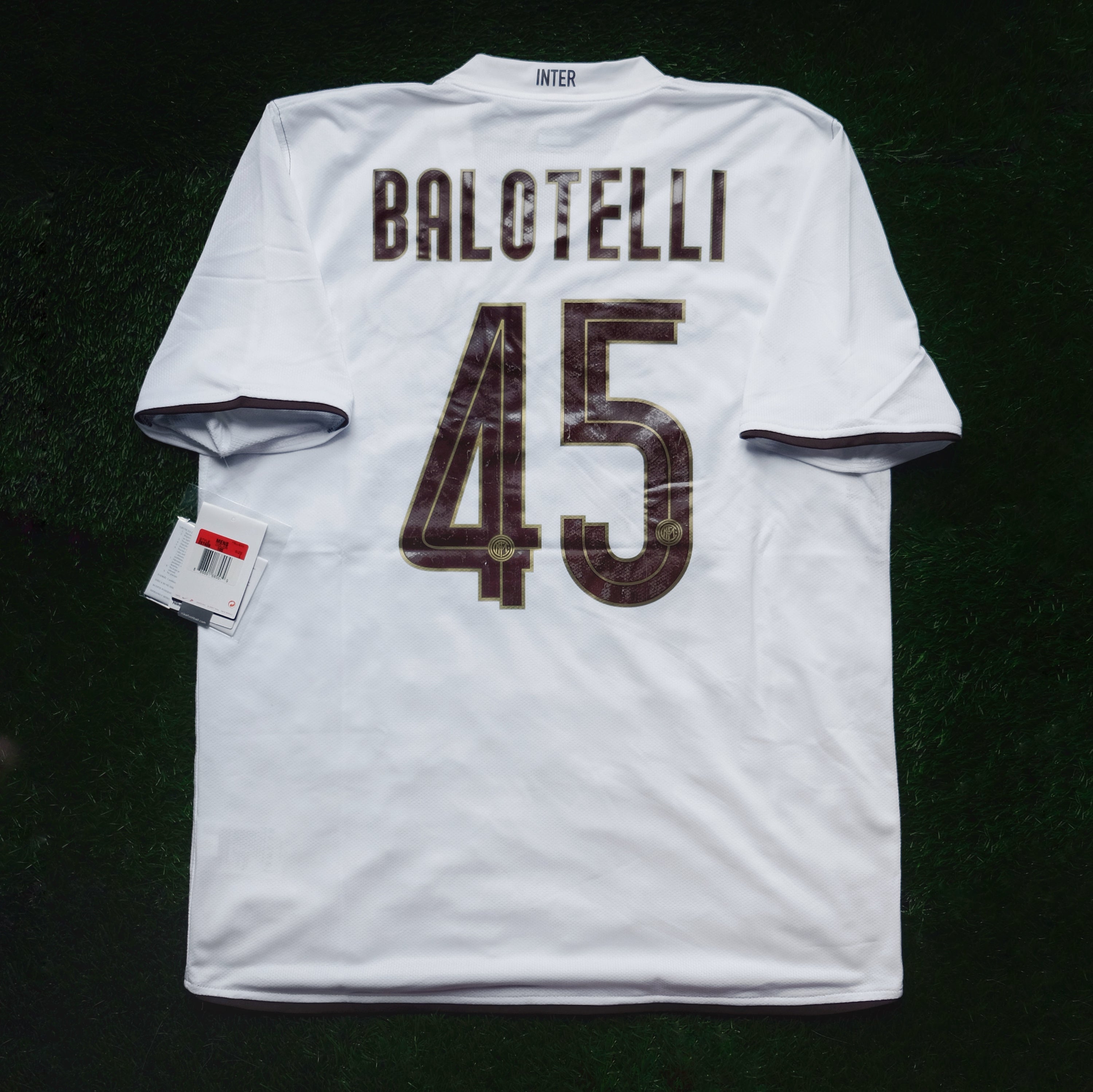 2008/09 Inter Milan #45 BALOTELLI Away Jersey (L)