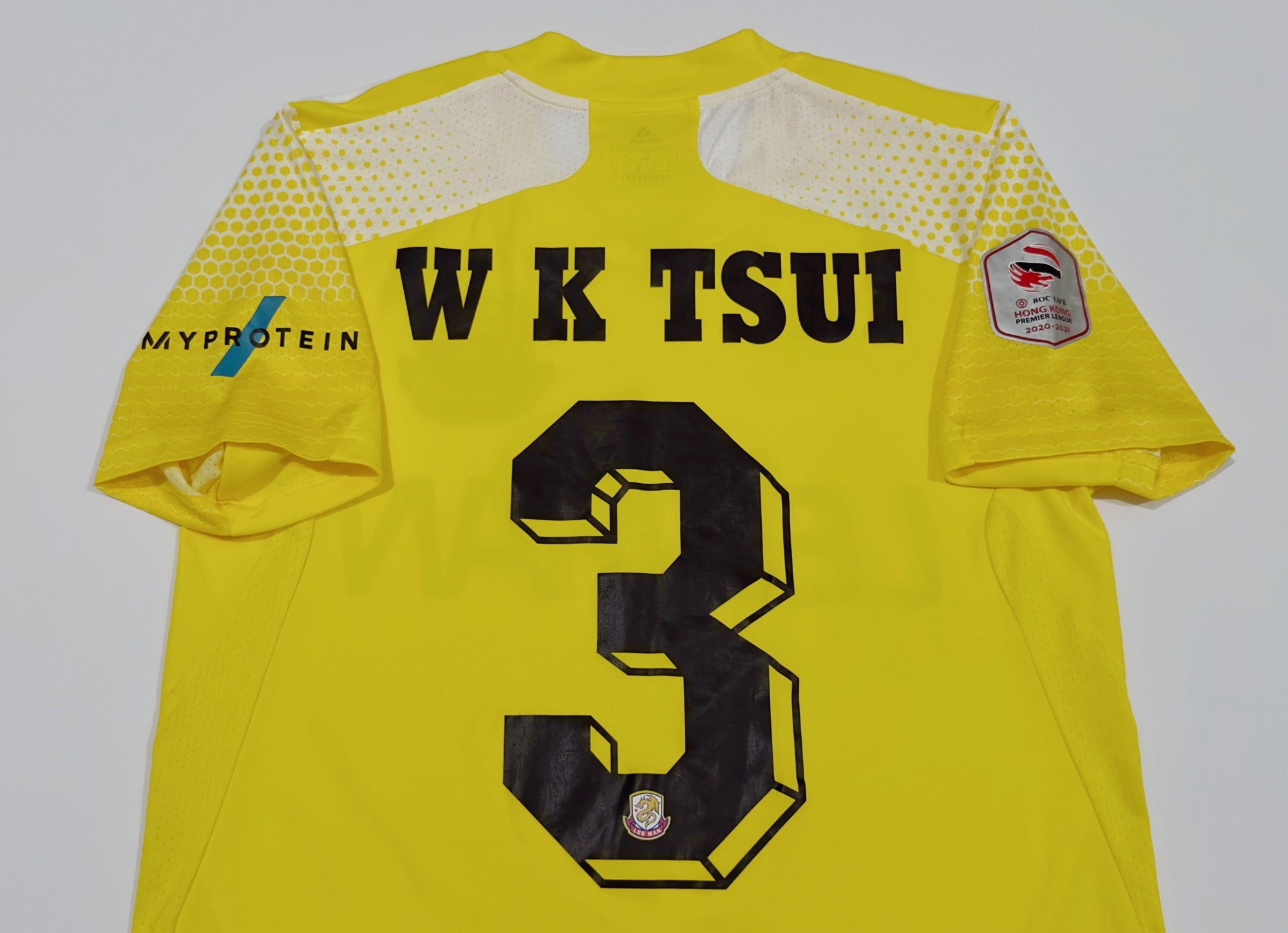 2020/21 Lee Man #3 W K TSUI Jersey (S)