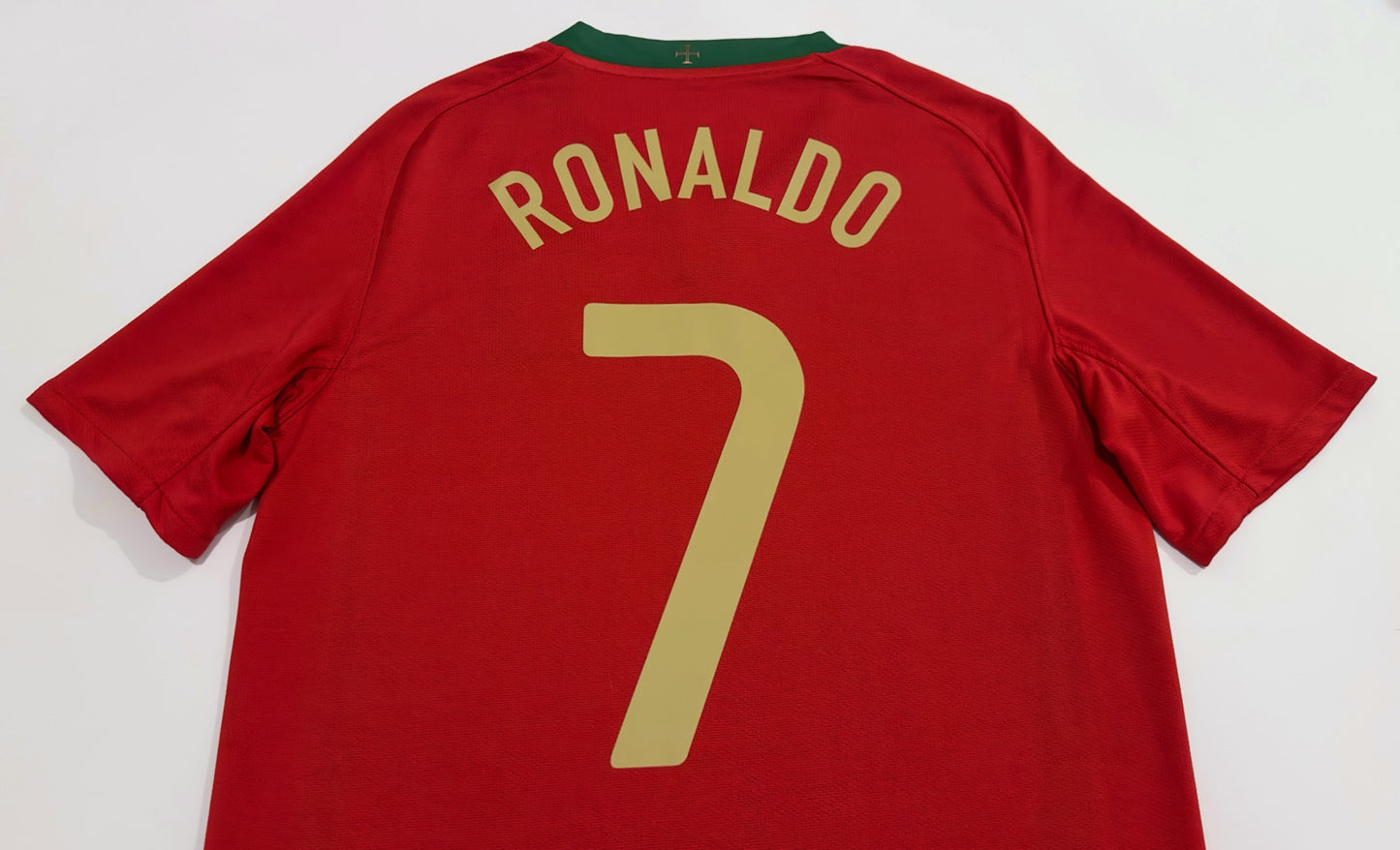 2008/10 Portugal #7 RONALDO Home Jersey (S)