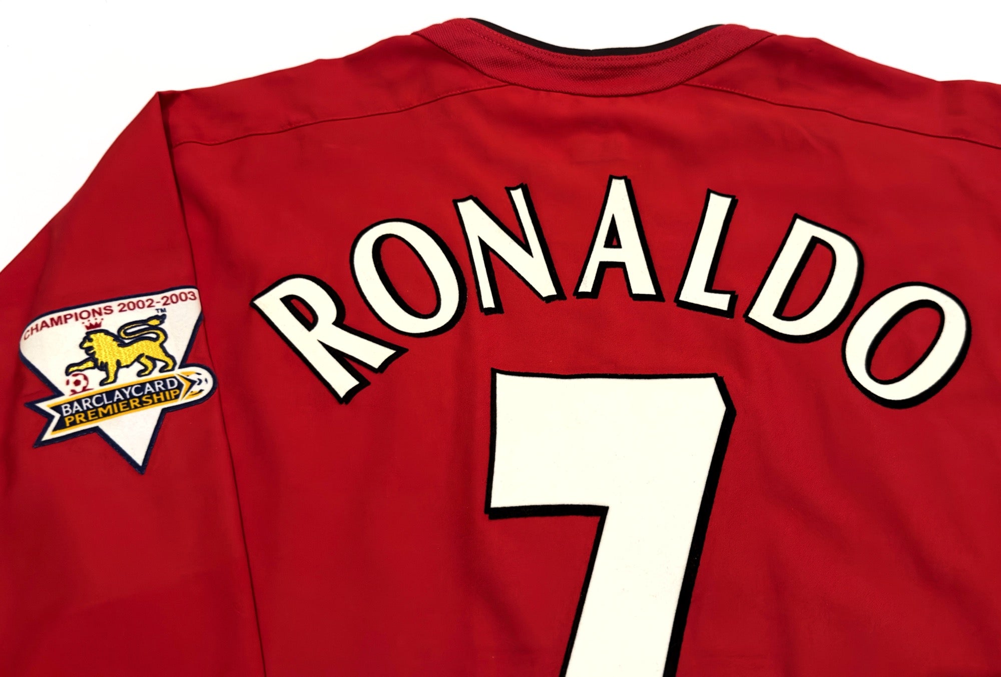 2003/04 Man Utd #7 RONALDO Home Jersey (M) L/S