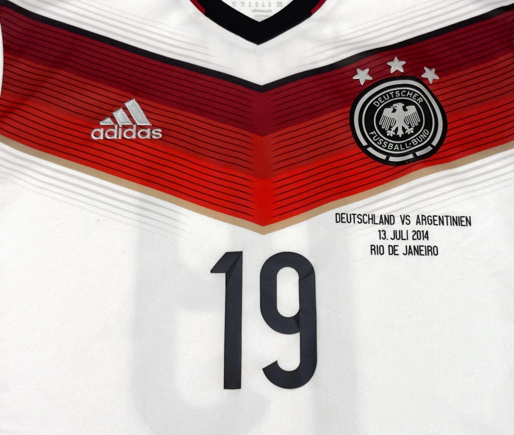2014 Germany #19 GOTZE Home Jersey (M)