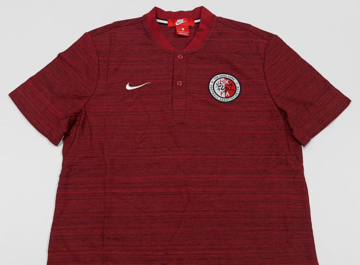 Nike Hong Kong Red Polo Shirt (L)