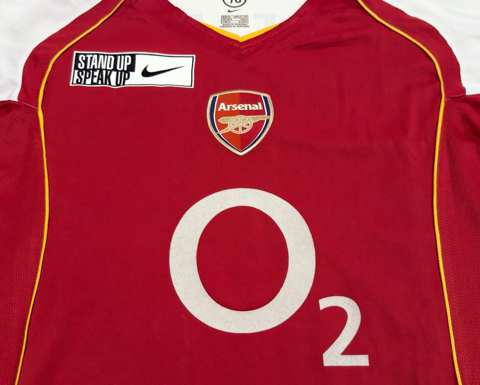 2004/05 Arsenal #4 VIEIRA Home Jersey (M)