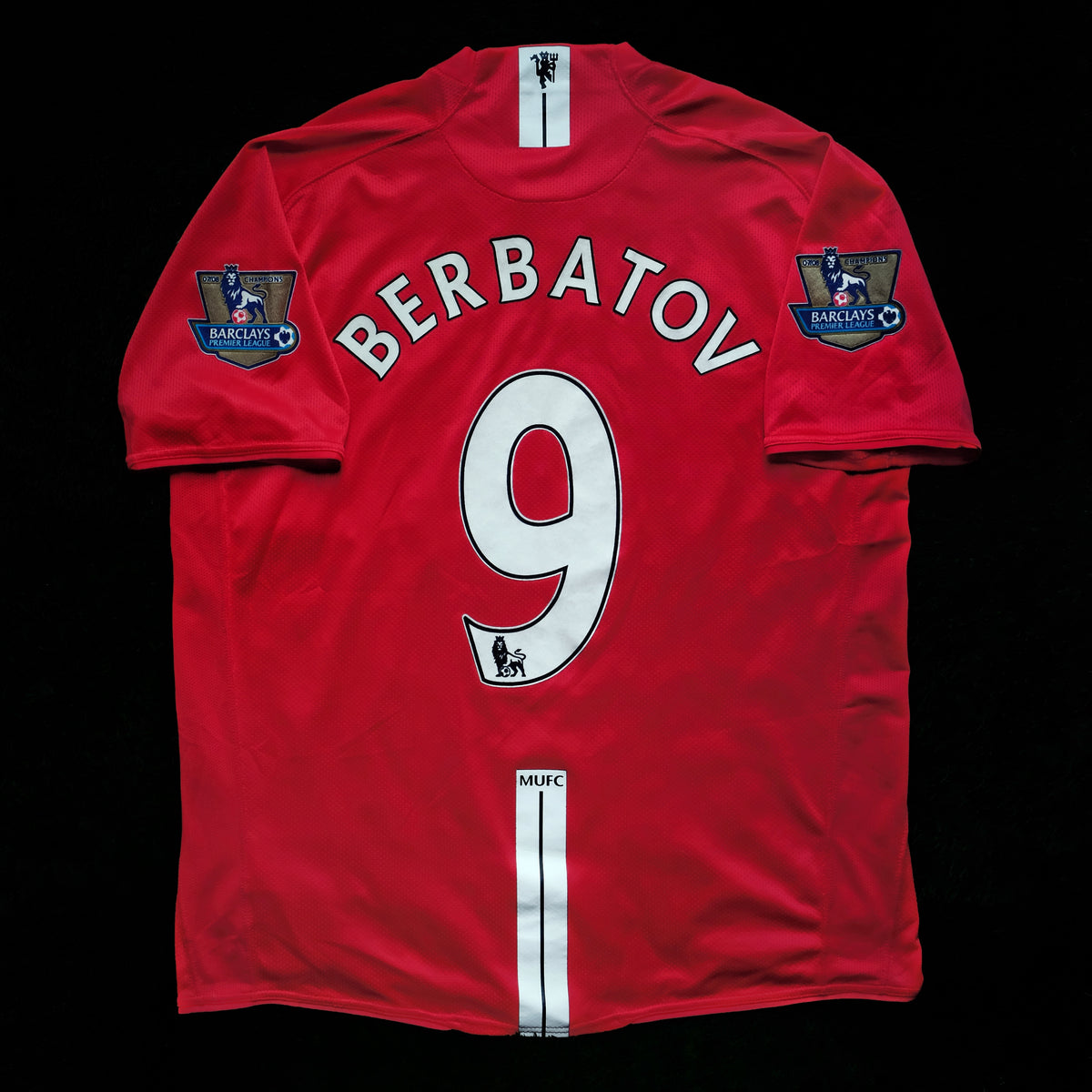 2008/09 Man Utd #9 BERBATOV Home Jersey (XL)